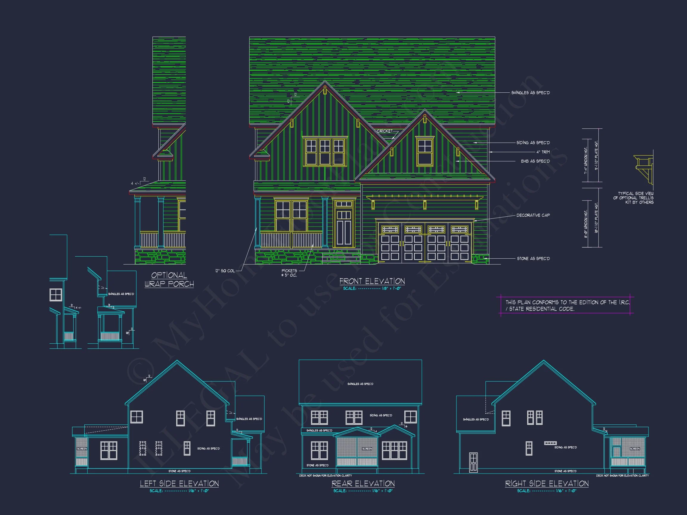 19-1228 HOUSE PLAN - Modern House Plan with 4 Bedrooms, 2 Floors, and Open Design 2 Modern house Plan with 4 Bedrooms, 2 Floors, and Open Design