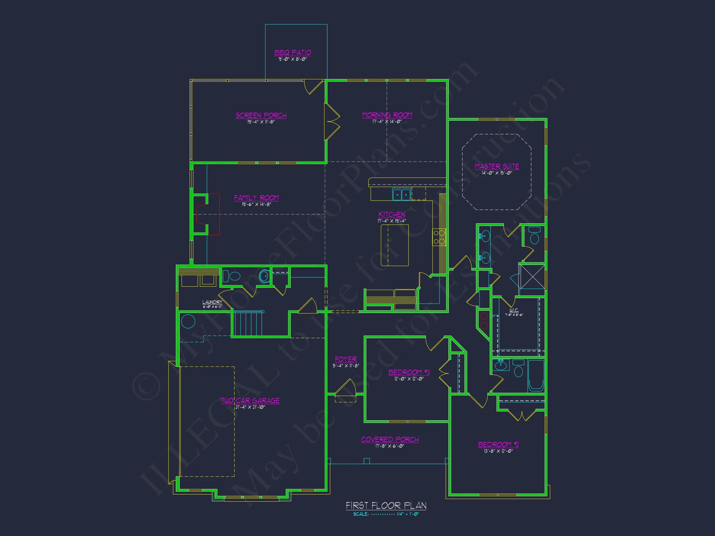 Charming 1.5 Story Barn-Style house Plan with 4 Bedrooms