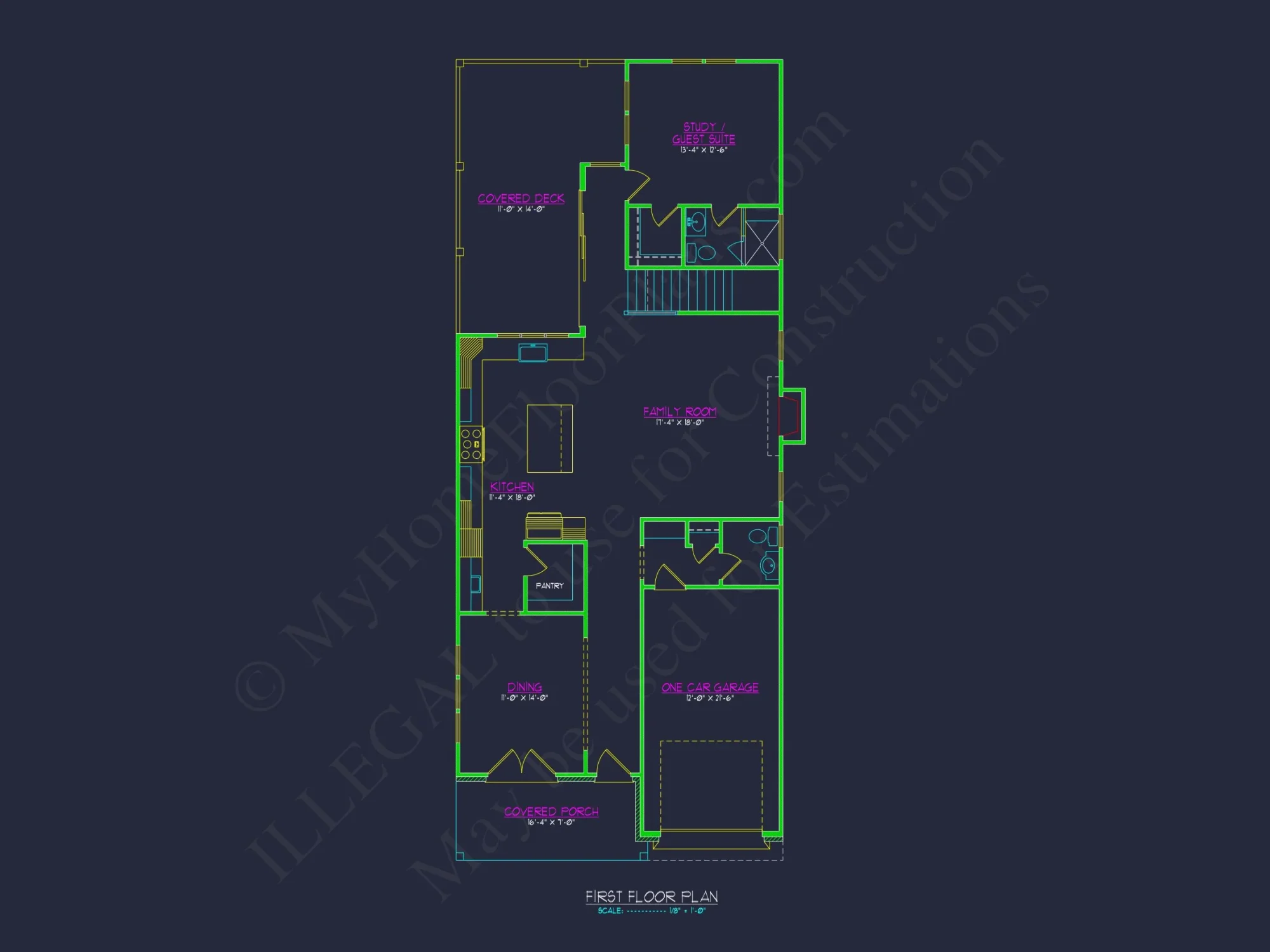 Modern Farmhouse house Plan with Bonus Room & Media Space