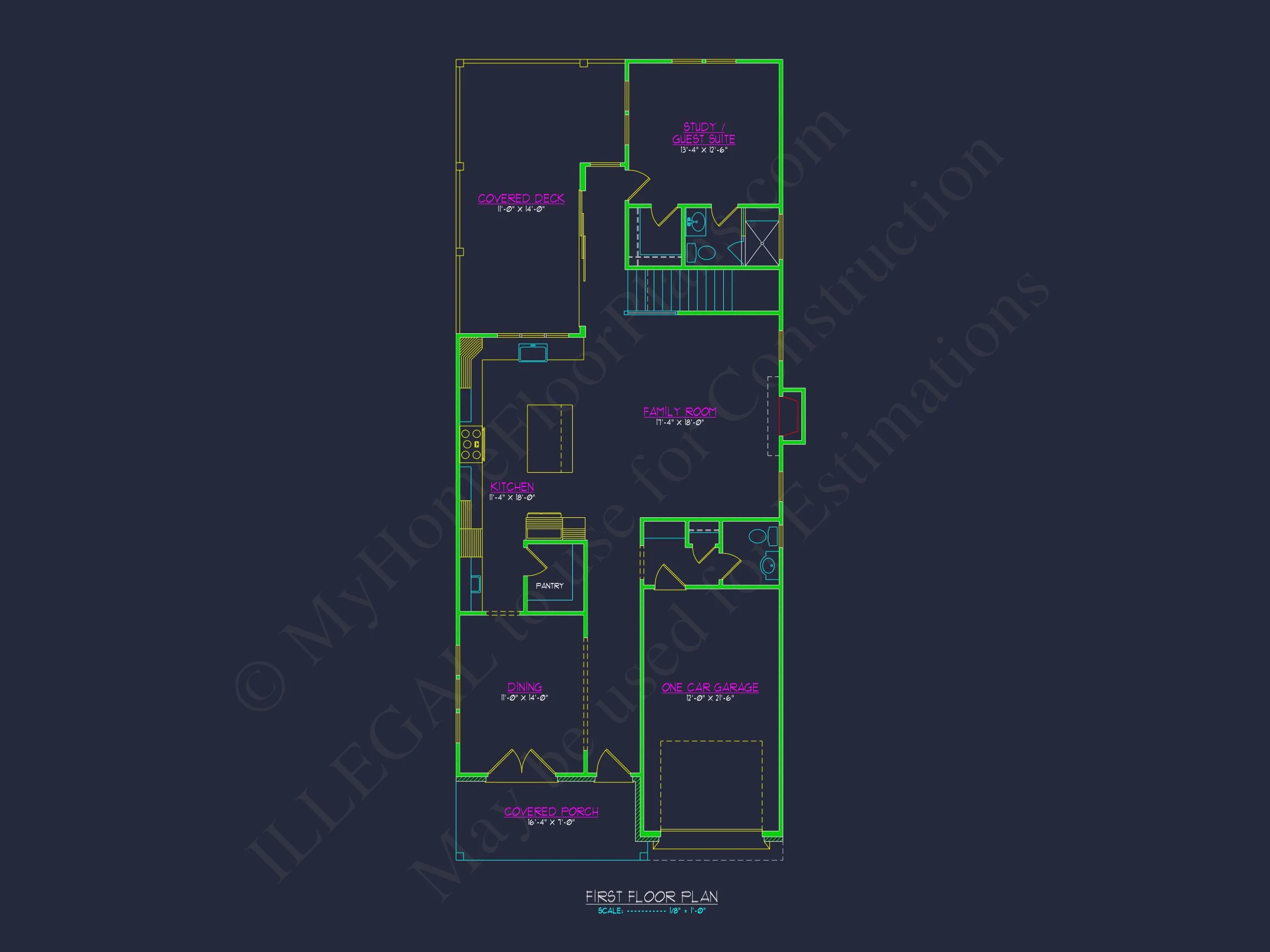 Modern Farmhouse house Plan with Bonus Room & Media Space