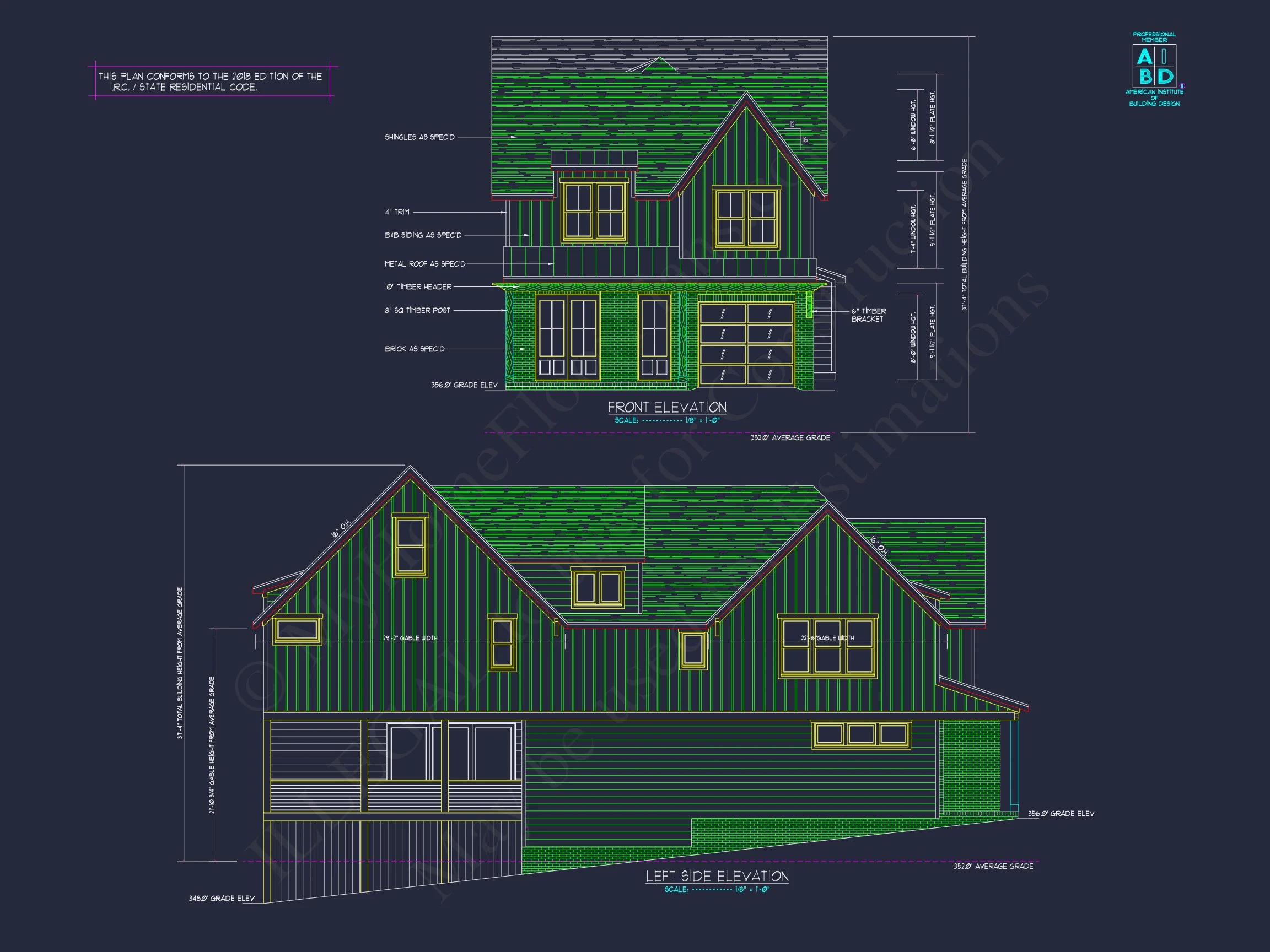 Modern Farmhouse house Plan with Bonus Room & Media Space