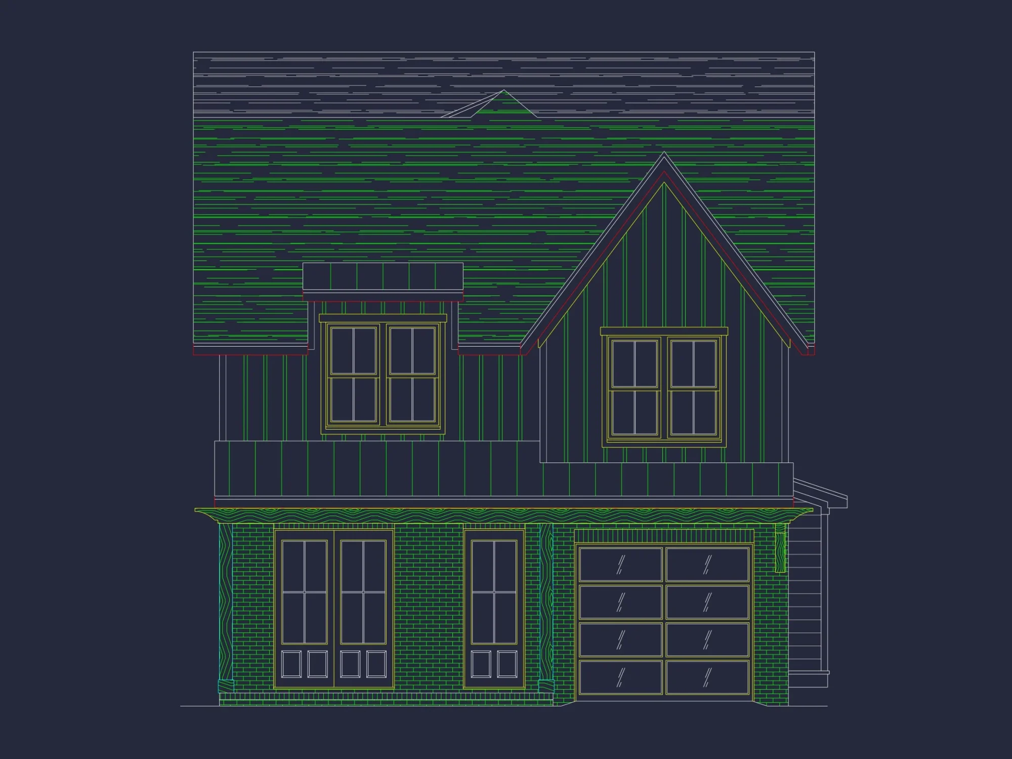 Modern Farmhouse house Plan with Bonus Room & Media Space