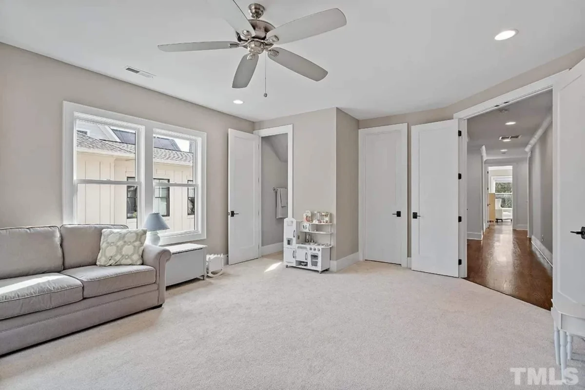 Modern Farmhouse house Plan with Bonus Room & Media Space