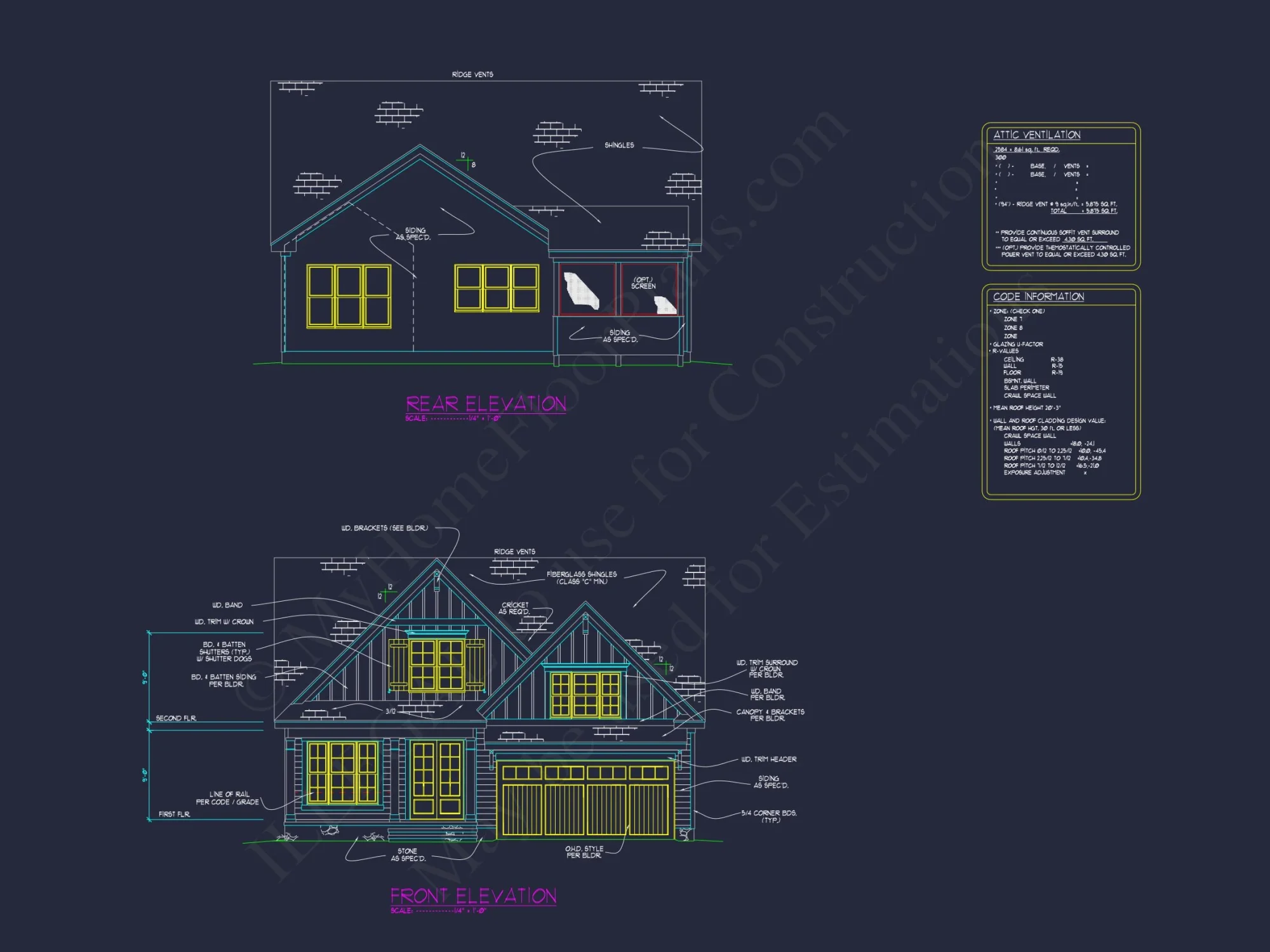 Charming house Plan with 1.5 Floors and Detailed CAD Designs