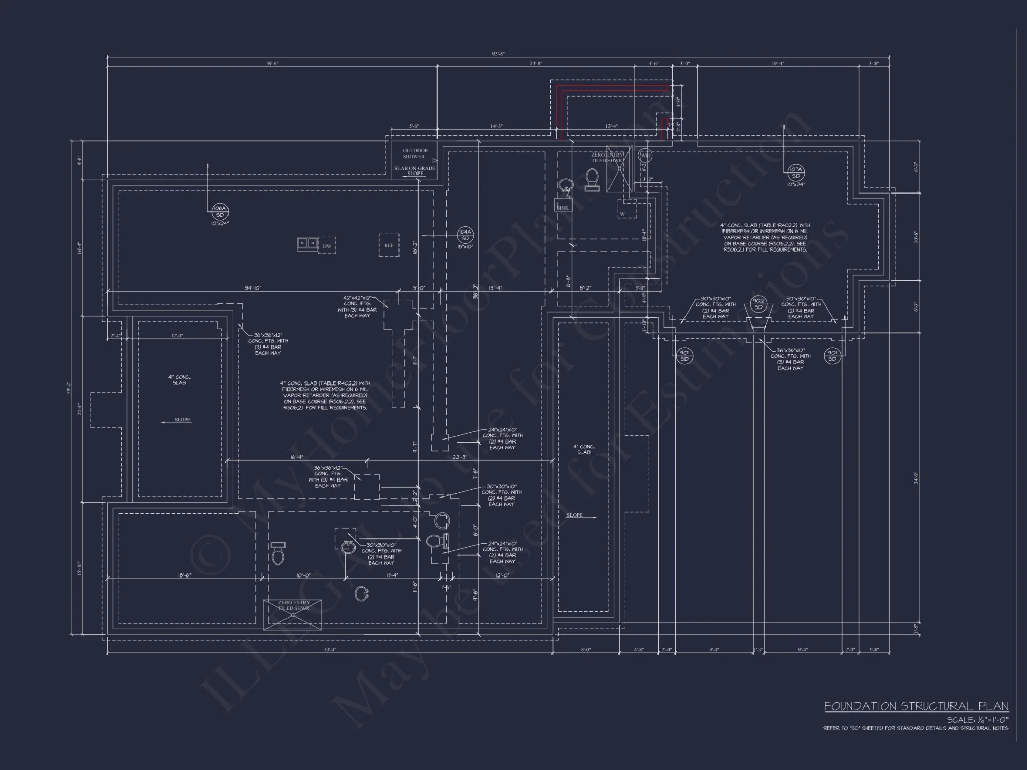 Traditional house Floor Plan with CAD Designs & Blueprint