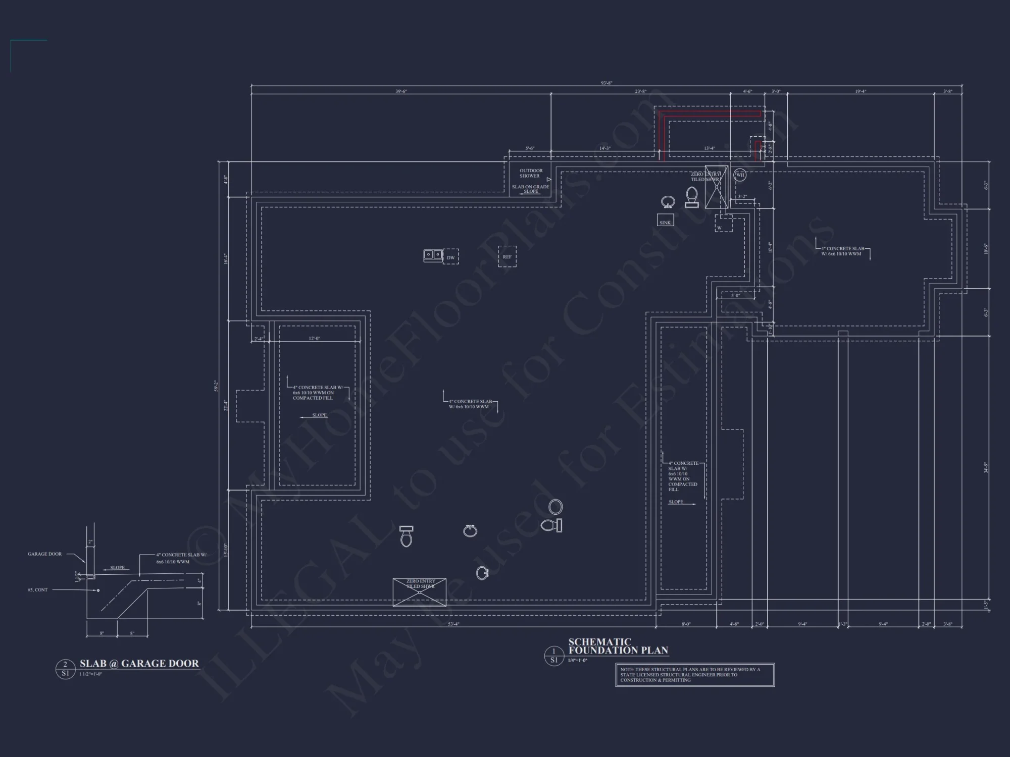 Traditional house Floor Plan with CAD Designs & Blueprint