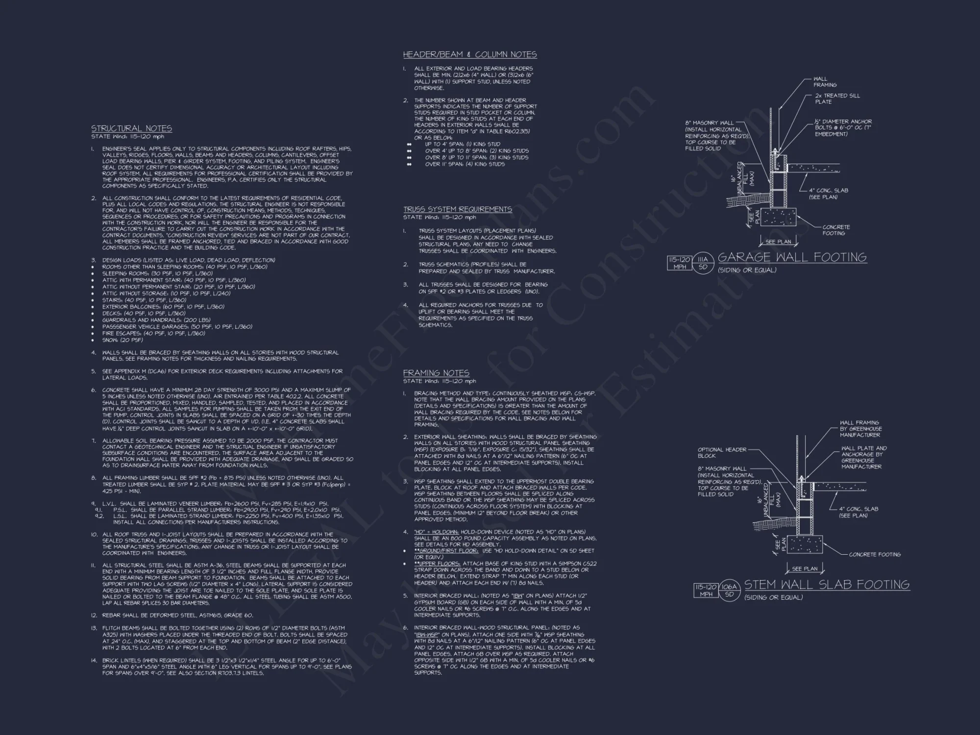 Elevated house Plan: Detailed Floor Plan Blueprint Designs
