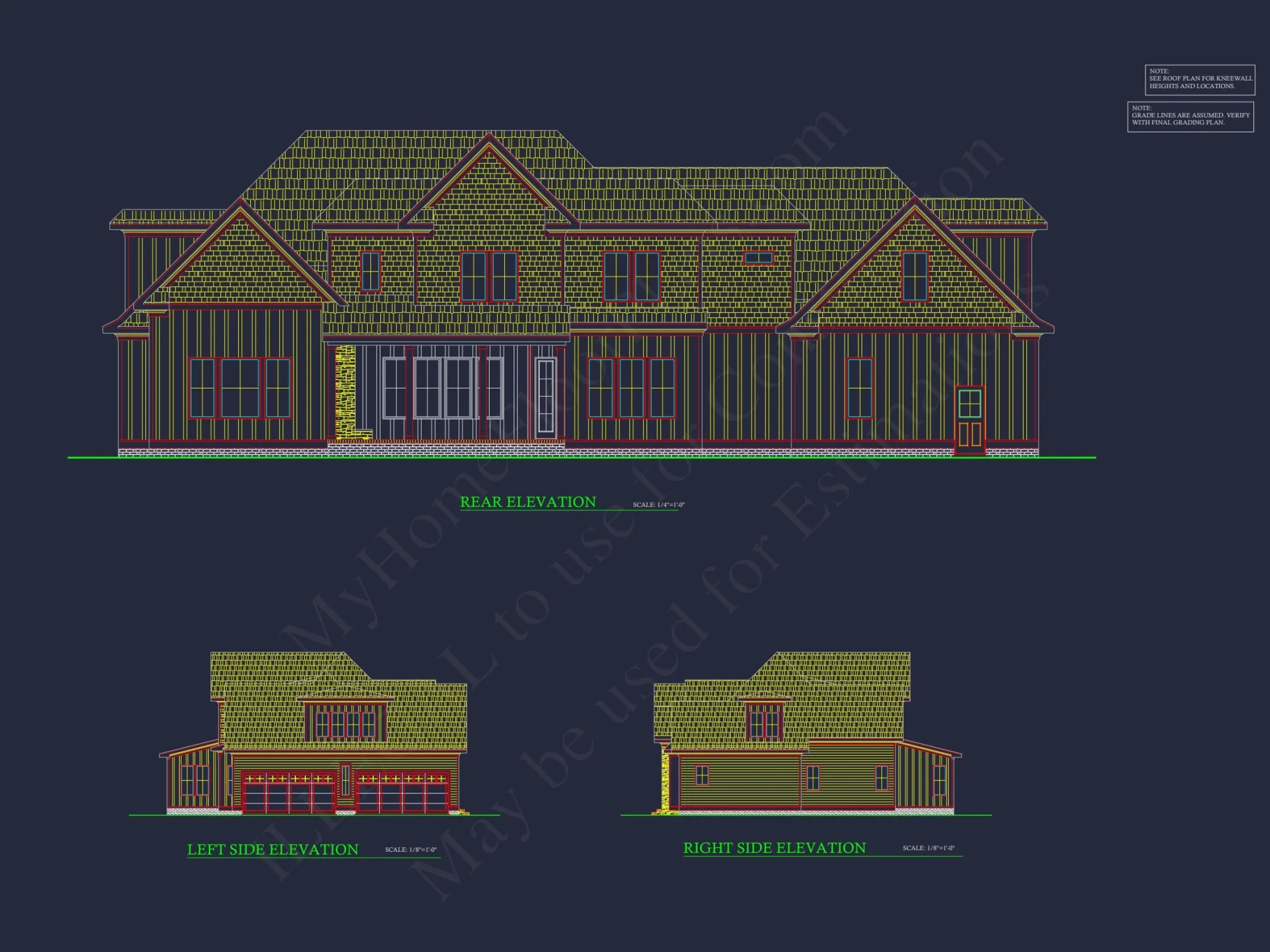 Elegant house Designs with Modern Floor Plan & Architecture