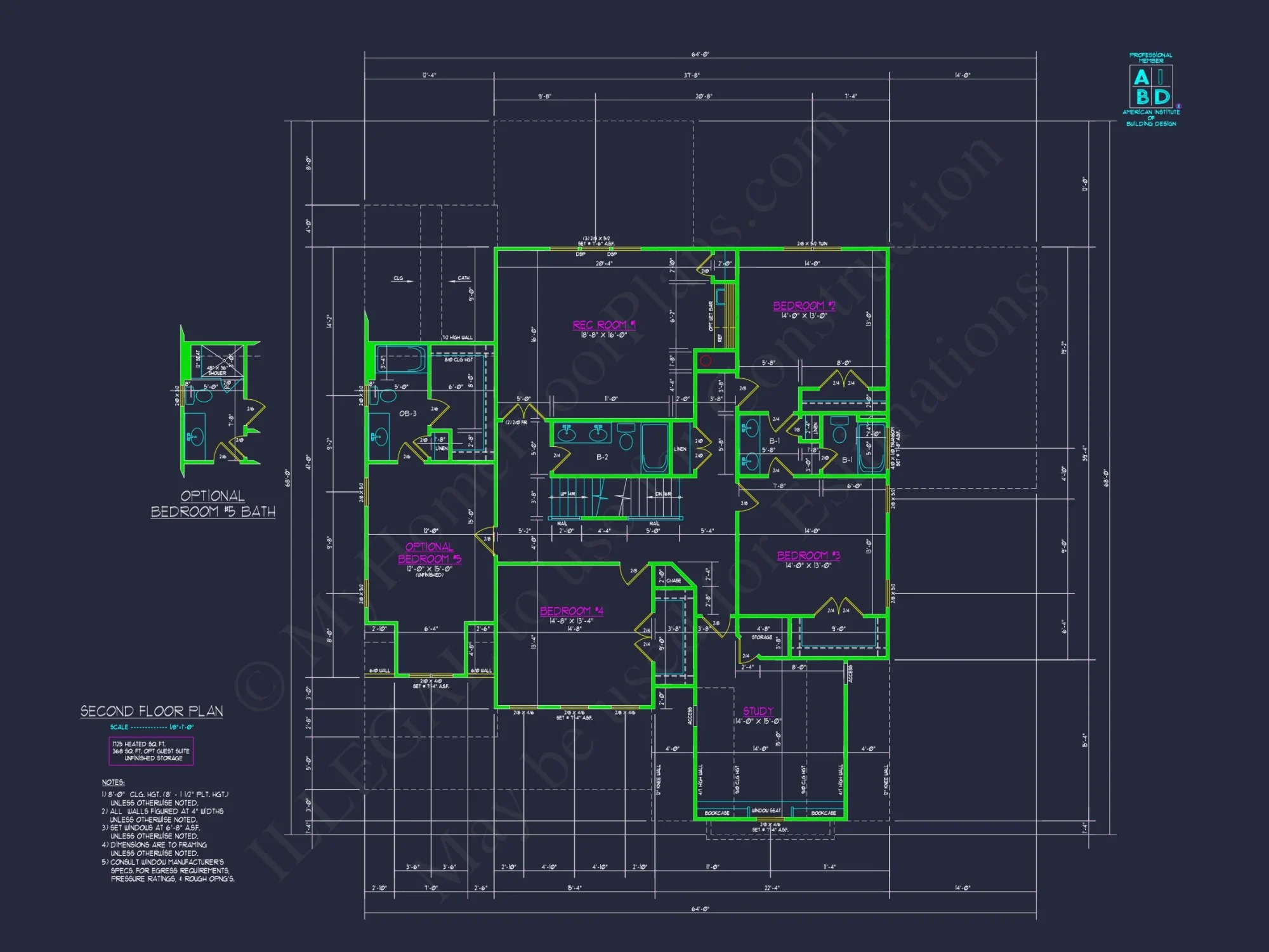 Custom house Plan with CAD Floor Plans and Architectural Design