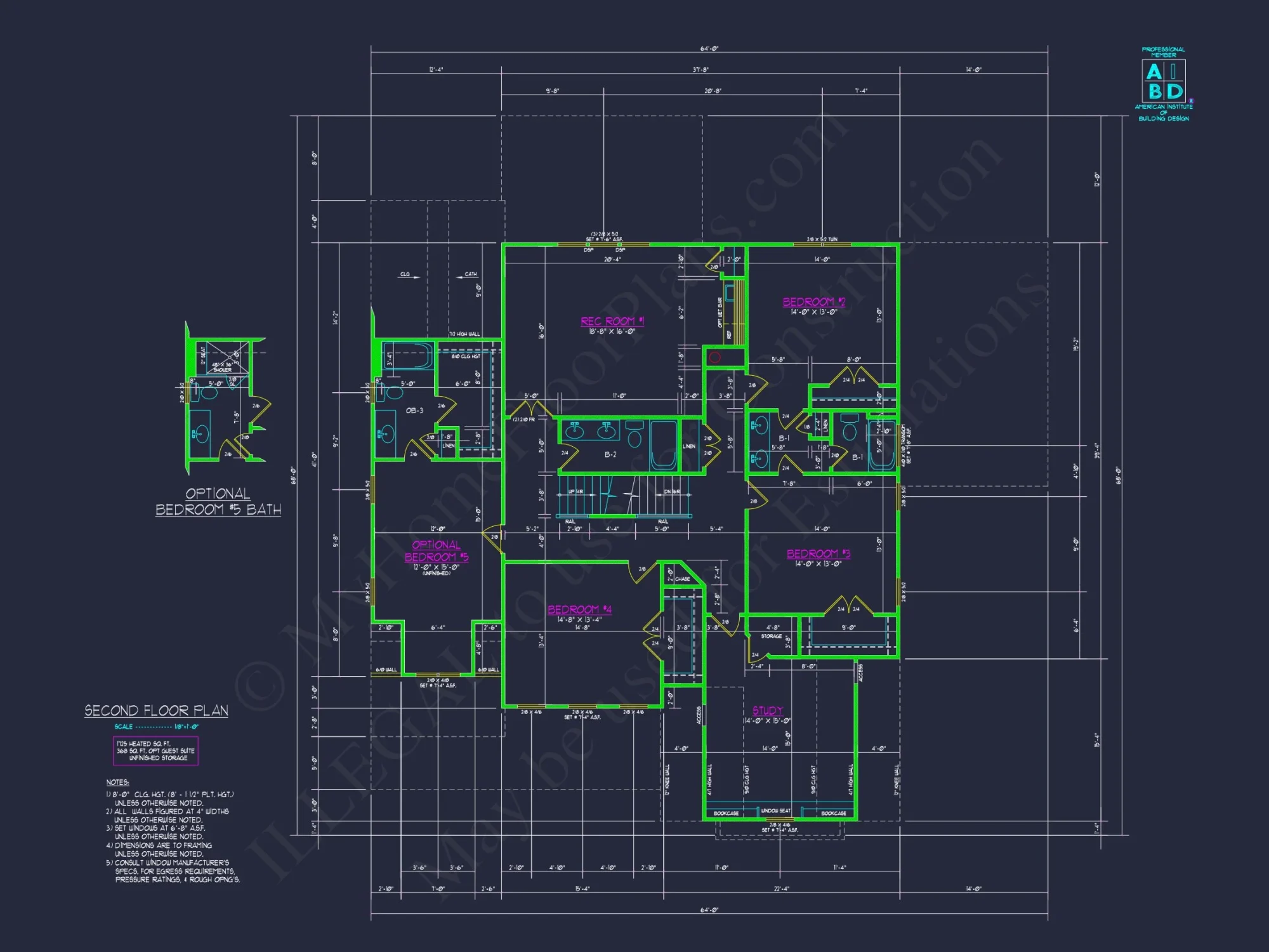 Custom house Plan with CAD Floor Plans and Architectural Design