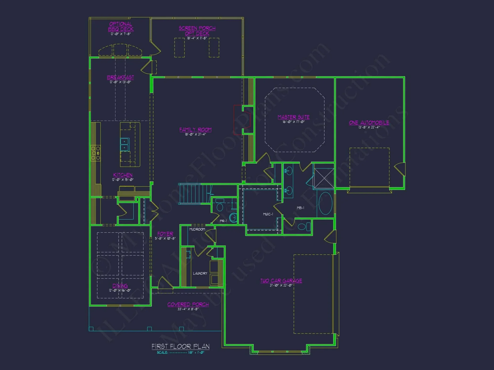 Custom house Plan with CAD Floor Plans and Architectural Design