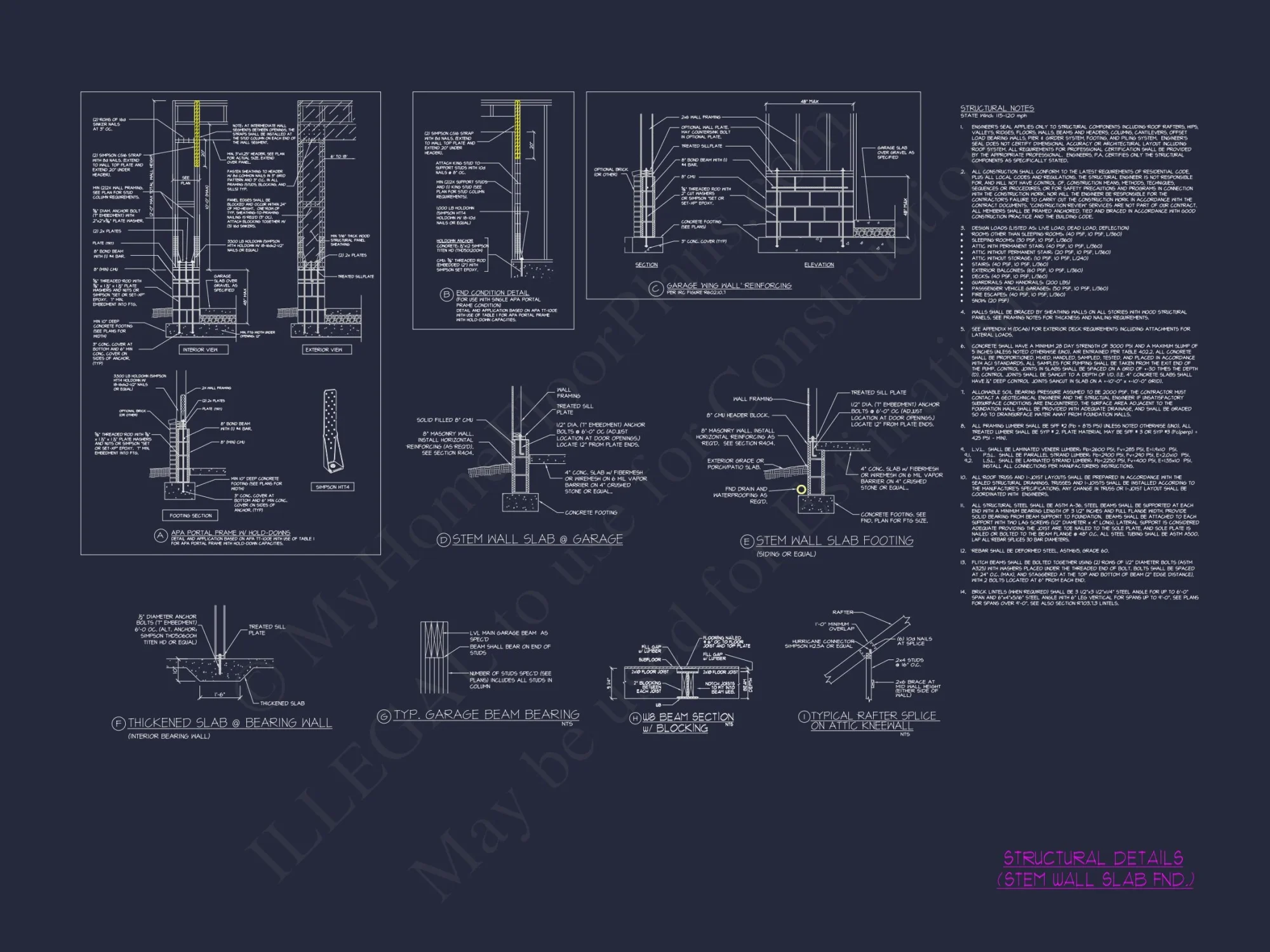 Modern Craftsman house Plan with CAD Designs and Blueprint