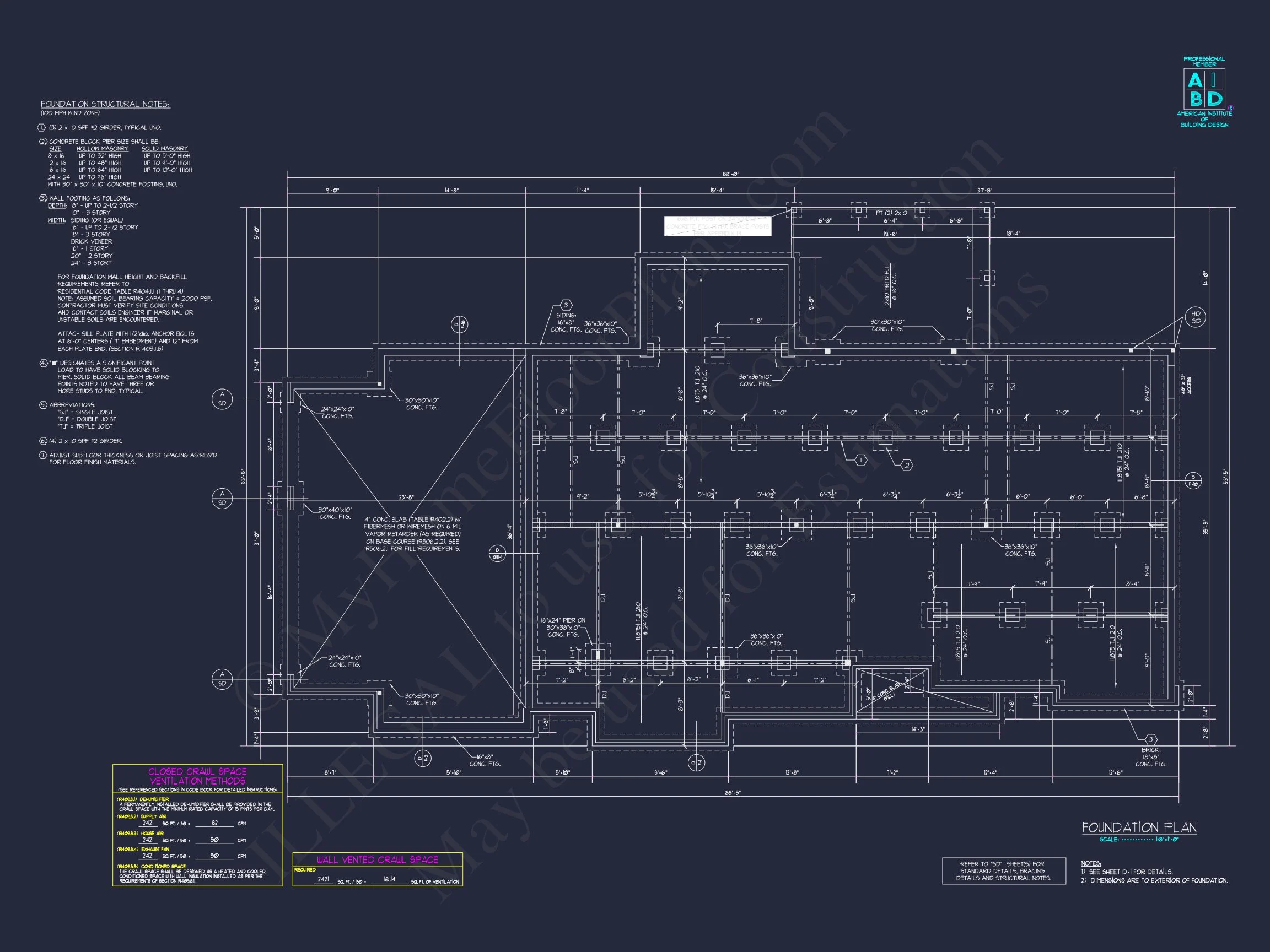 Spacious house Plan with Two Floors & CAD Blueprint Designs