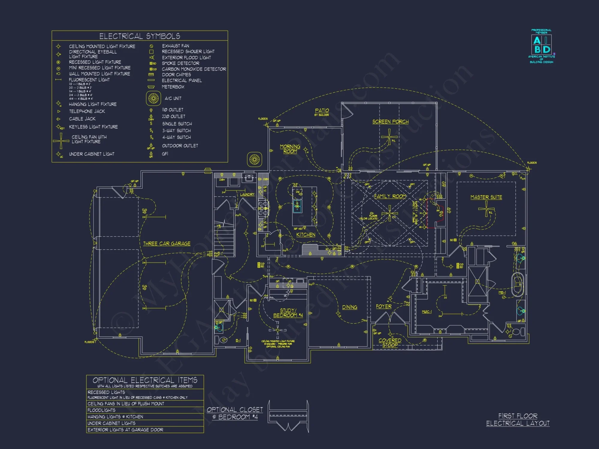 Spacious house Plan with Two Floors & CAD Blueprint Designs