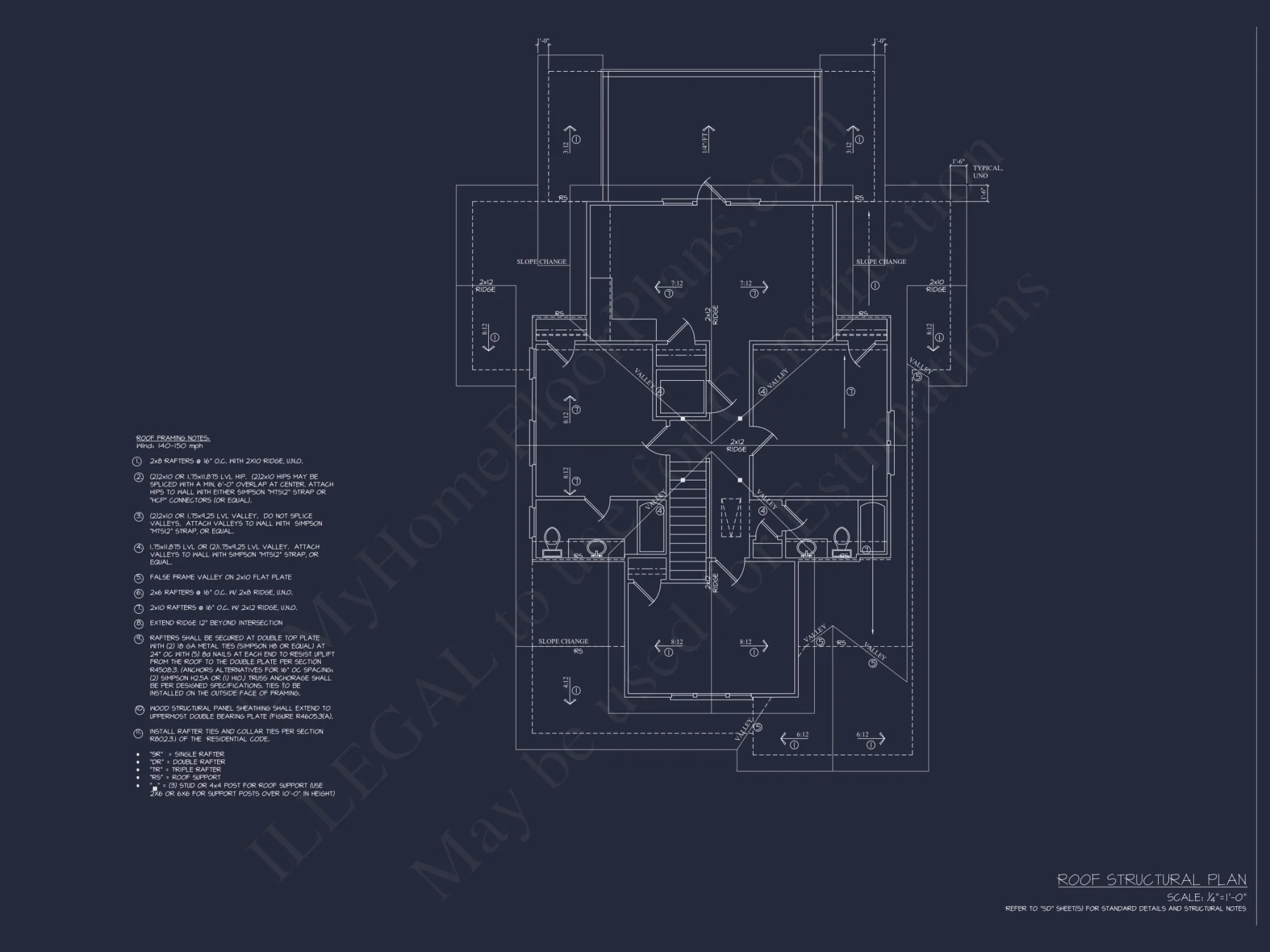 Charming Coastal house Plan with 6 Bedrooms and CAD Designs