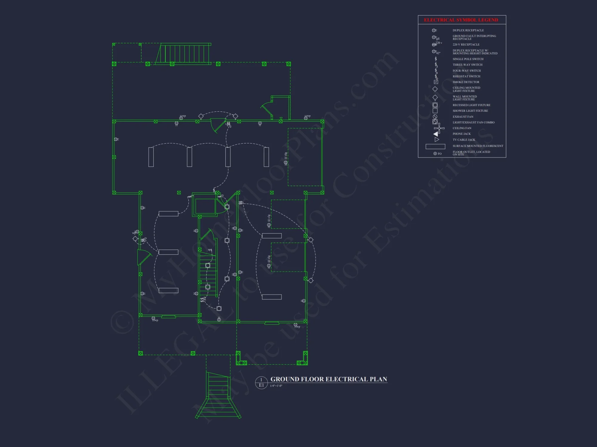 Charming Coastal house Plan with 6 Bedrooms and CAD Designs