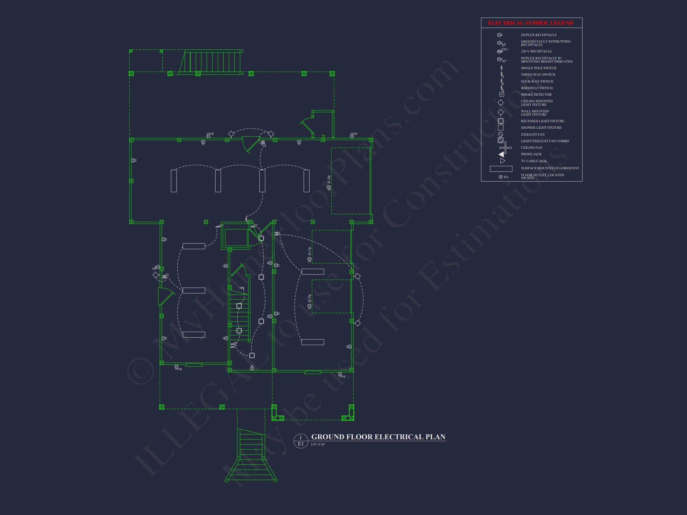 Charming Coastal house Plan with 6 Bedrooms and CAD Designs