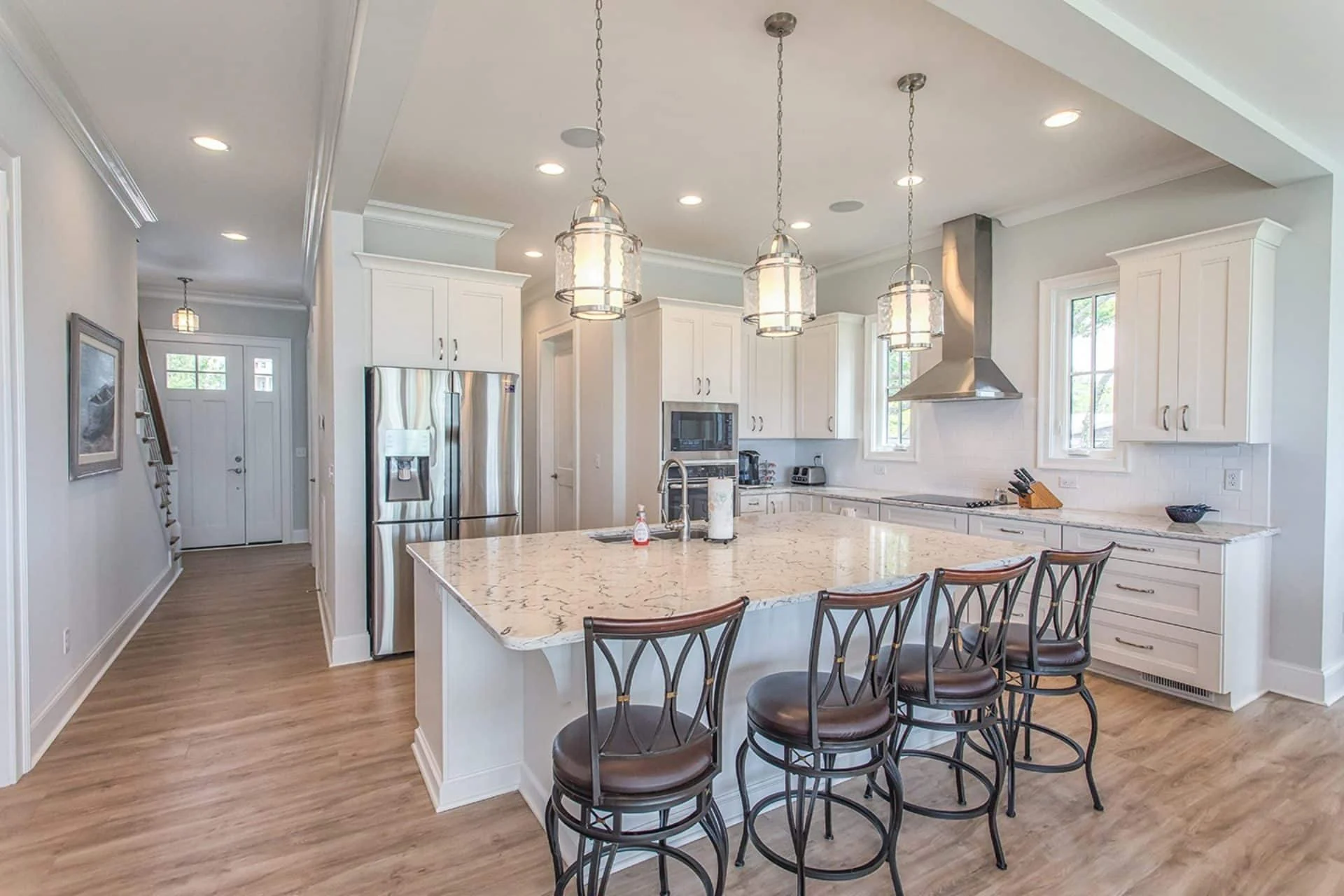 Charming Coastal house Plan with 6 Bedrooms and CAD Designs