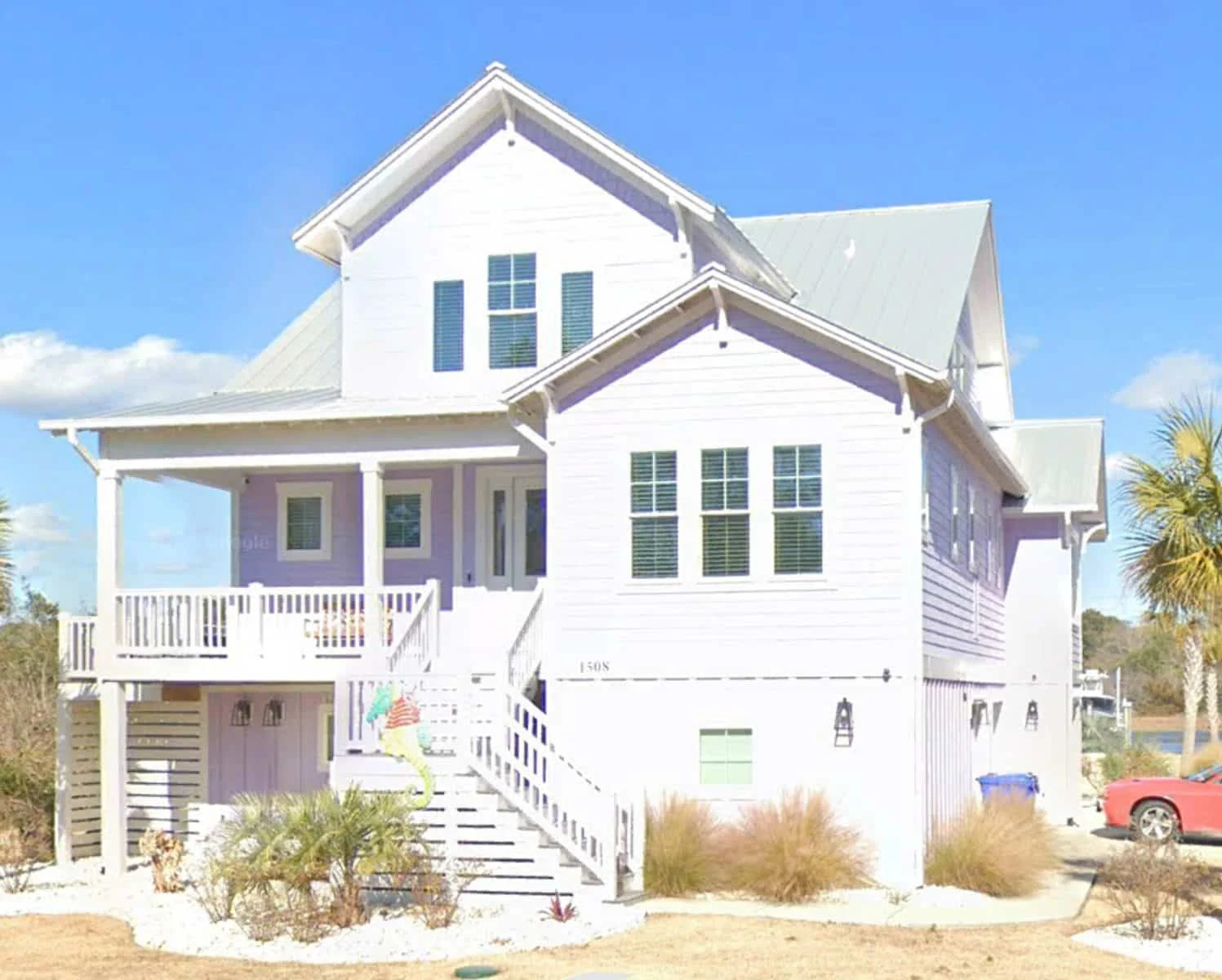 Charming Coastal house Plan with 6 Bedrooms and CAD Designs