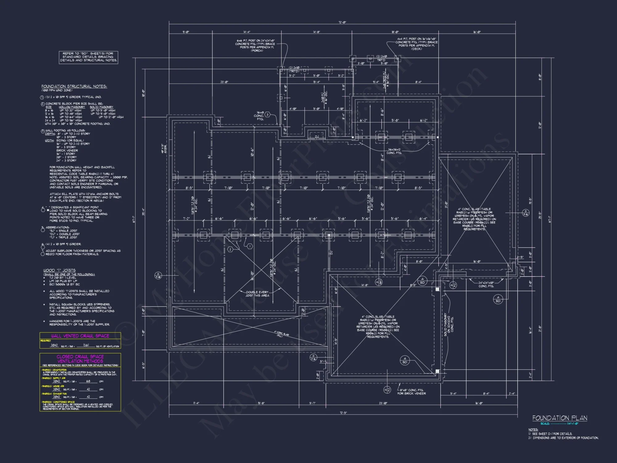 Traditional Craftsman house Plan with 4 Bedrooms and CAD Designs