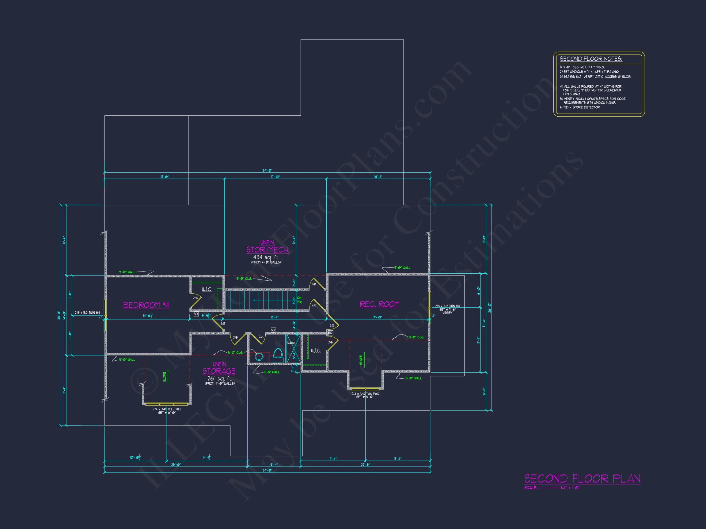 Craftsman house Plan with 2 Floors, CAD Blueprint & Design