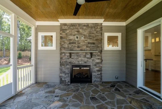 Craftsman house Plan with 2 Floors, CAD Blueprint & Design