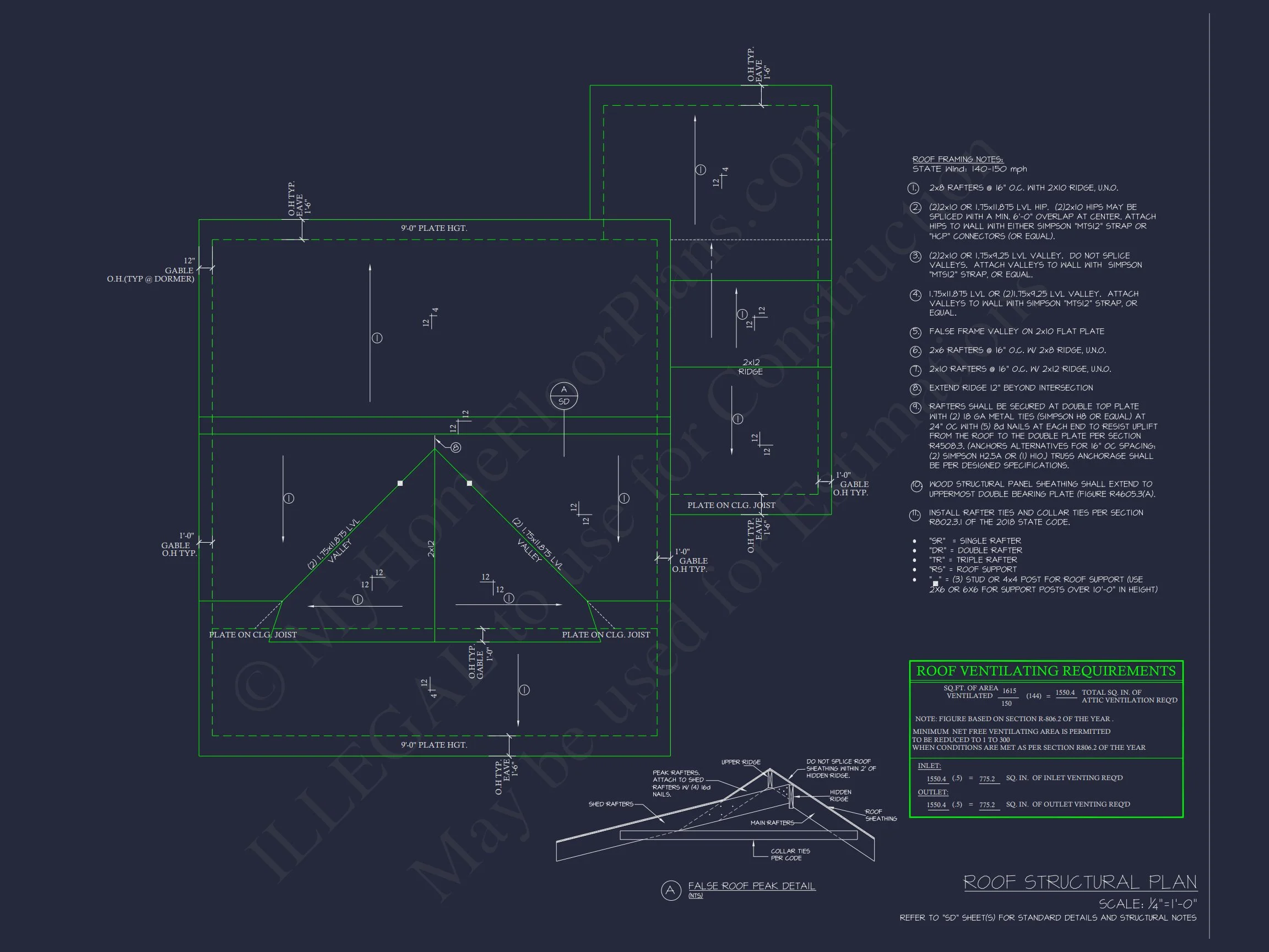 Coastal Craftsman house Plan with Open Floor Designs and CAD Blueprints