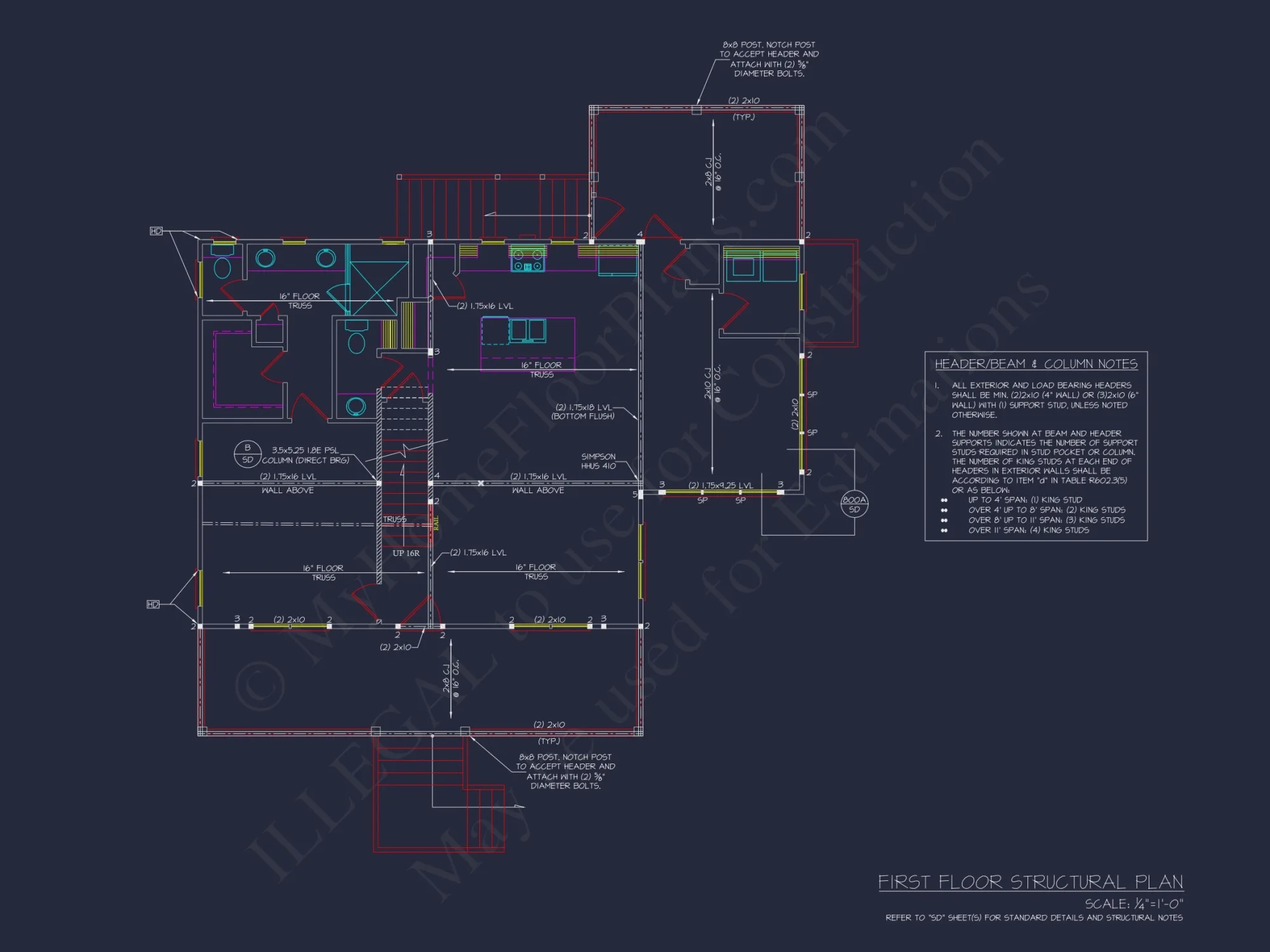 Coastal Craftsman house Plan with Open Floor Designs and CAD Blueprints