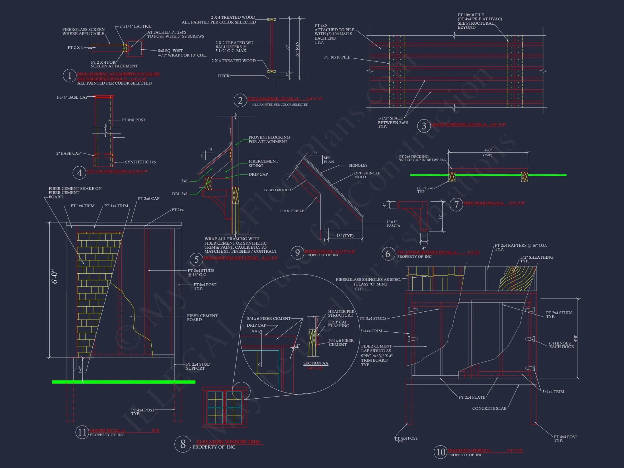 Coastal Craftsman house Plan with Open Floor Designs and CAD Blueprints