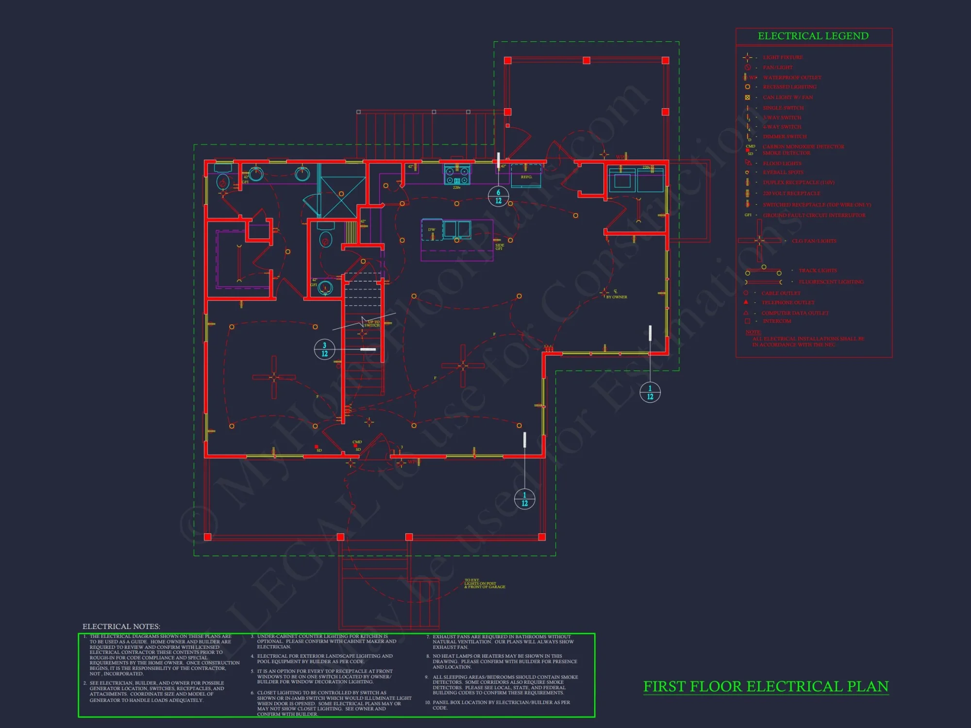 Coastal Craftsman house Plan with Open Floor Designs and CAD Blueprints
