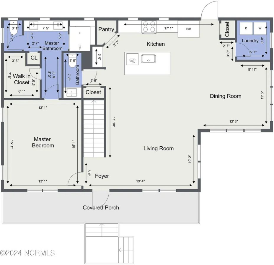 Coastal Craftsman house Plan with Open Floor Designs and CAD Blueprints