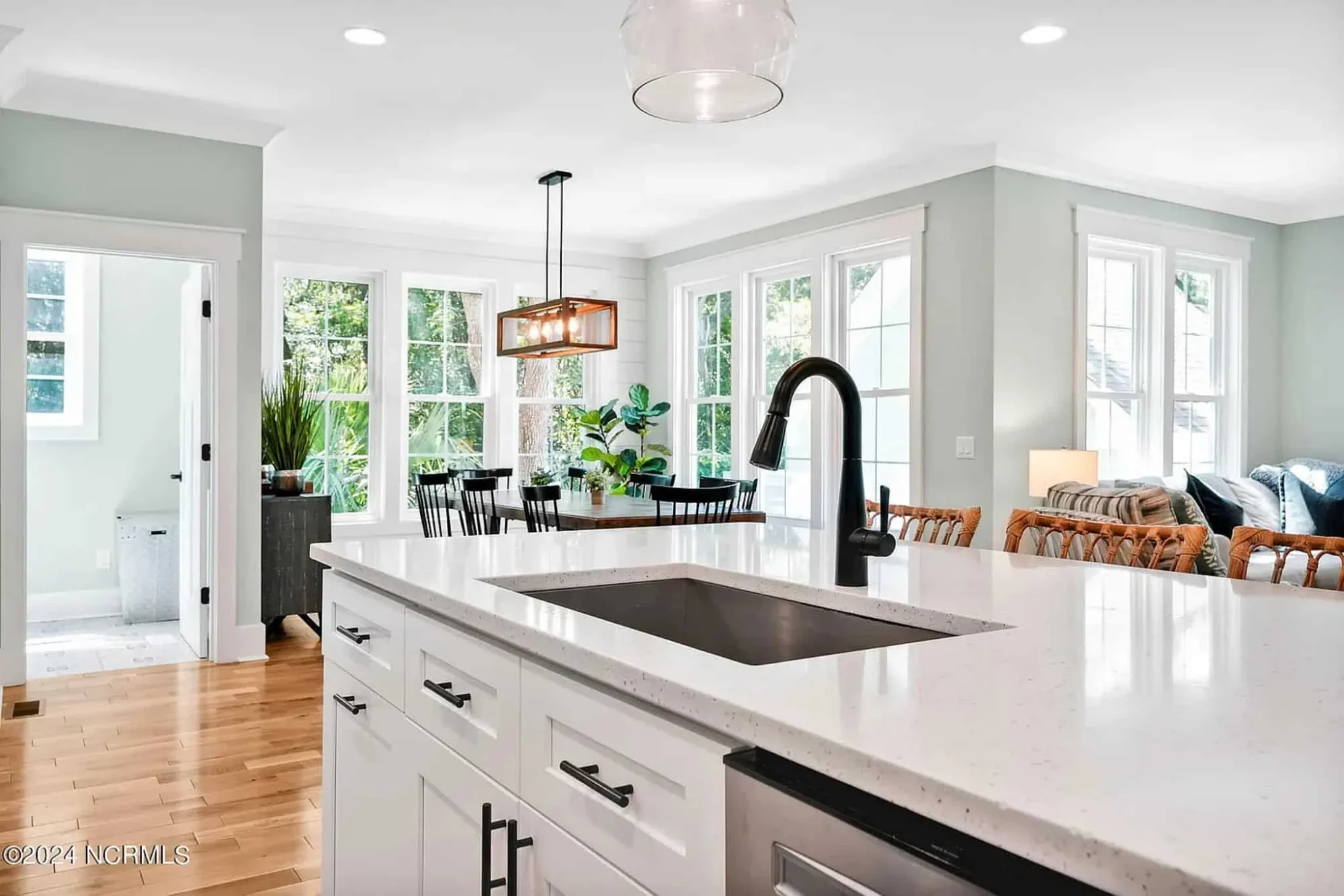 Coastal Craftsman house Plan with Open Floor Designs and CAD Blueprints