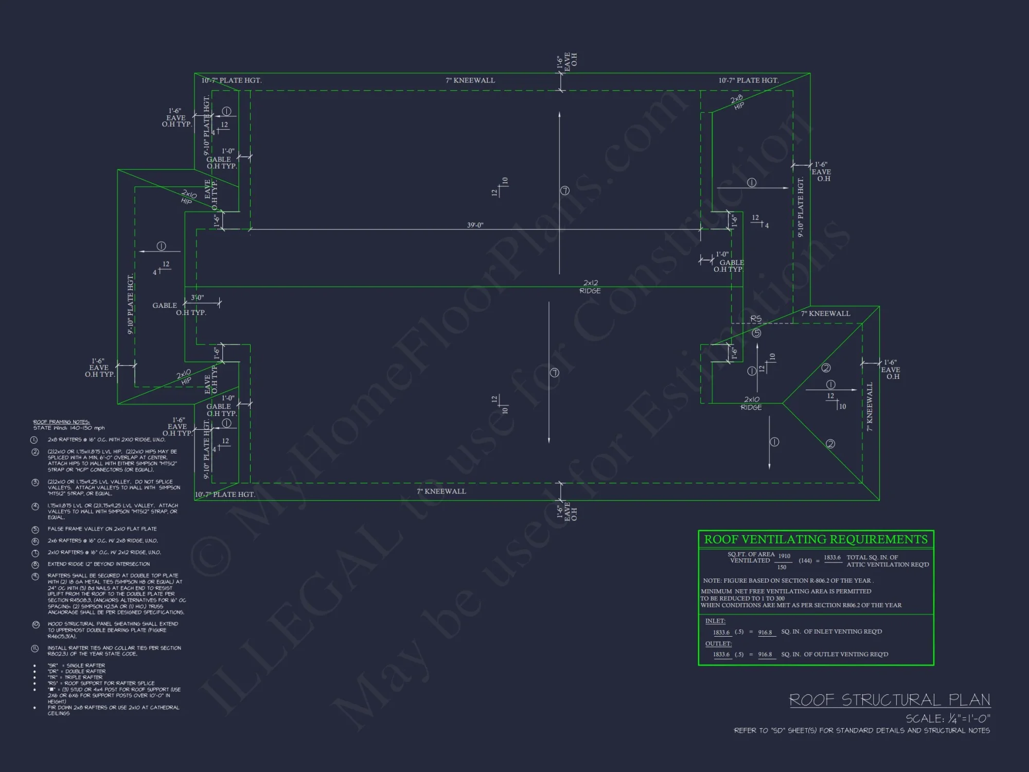 Cottage-Style house Plan with Detached Garage and CAD Designs
