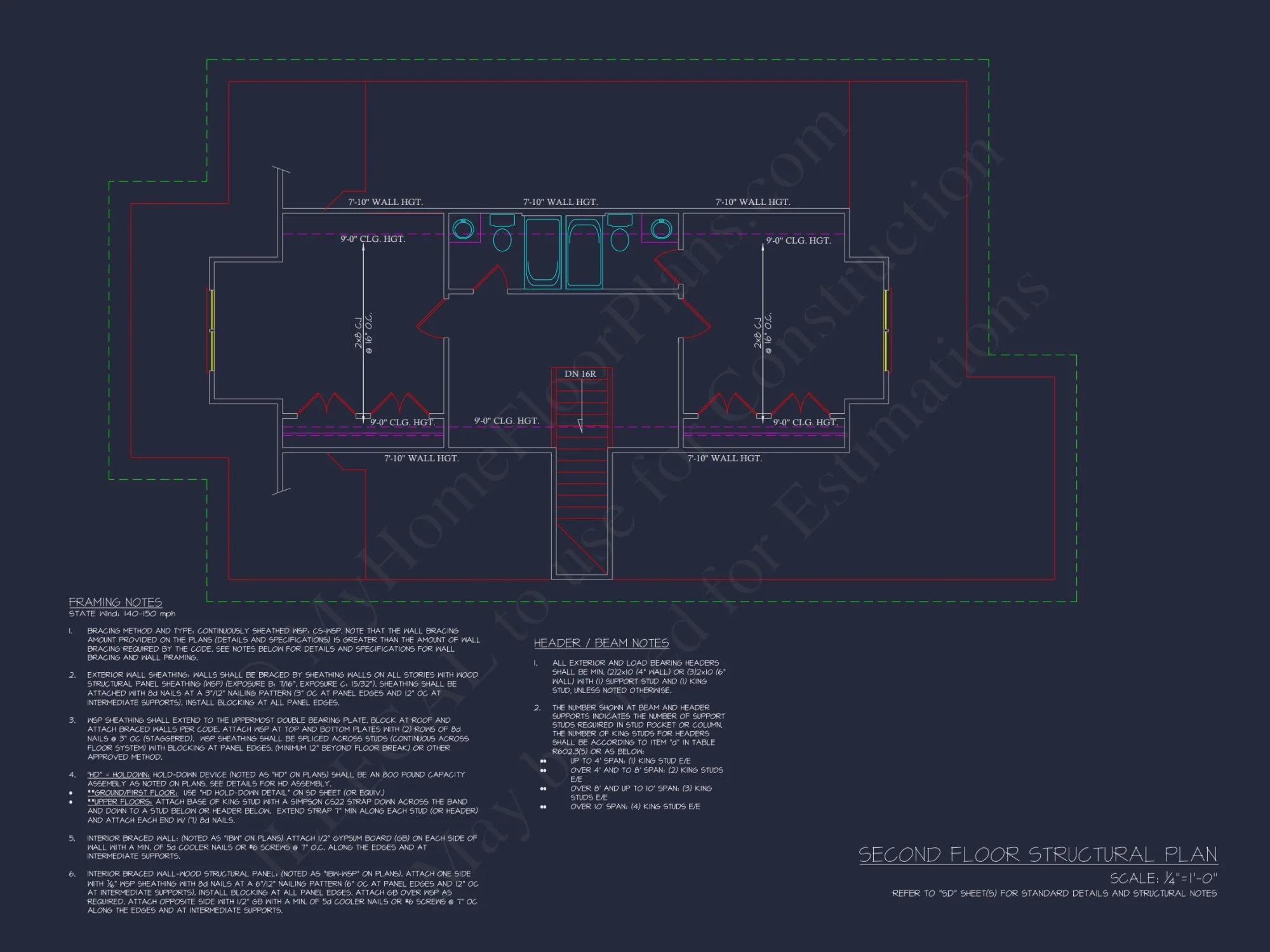 Cottage-Style house Plan with Detached Garage and CAD Designs