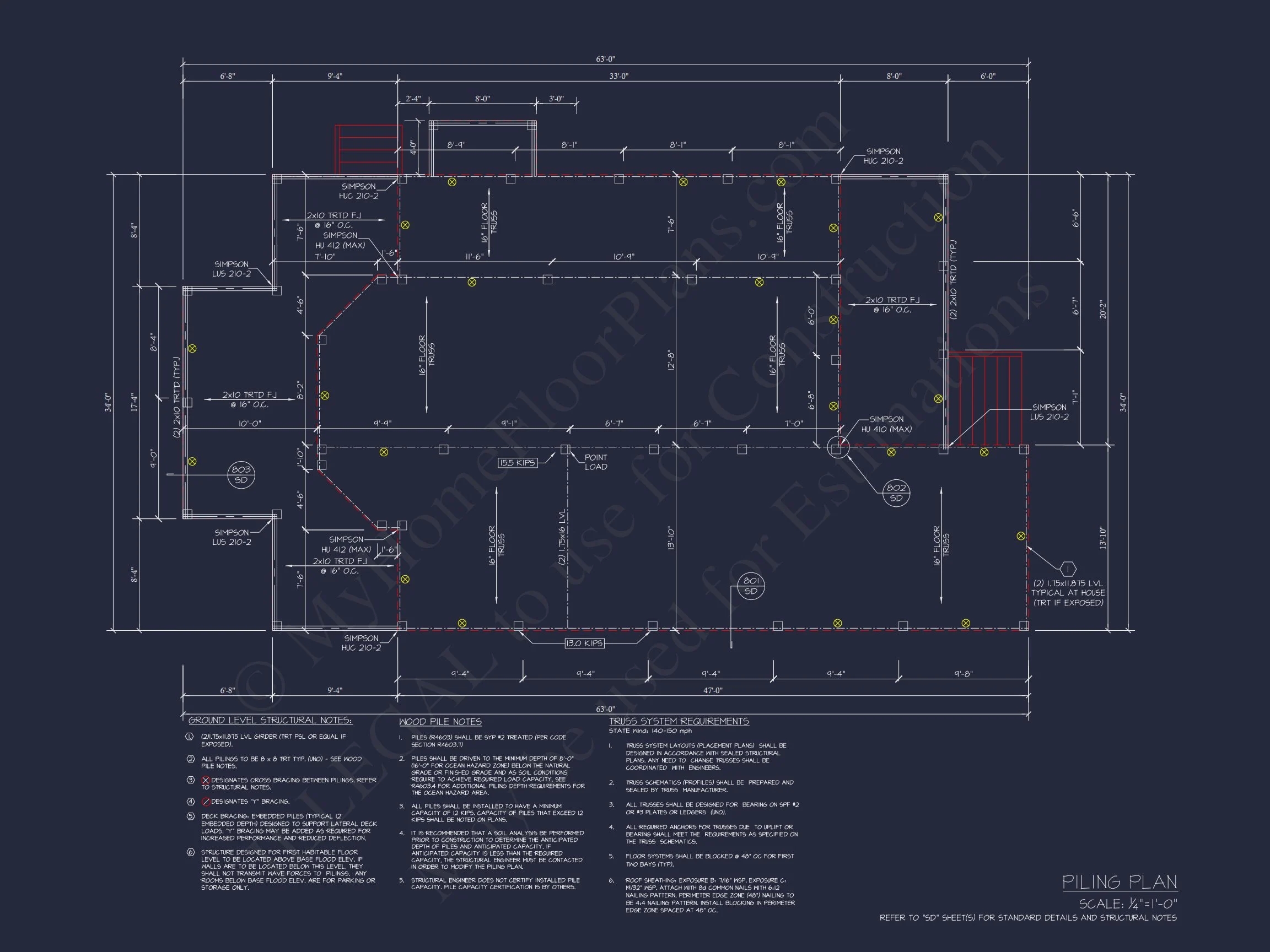18-2163 HOUSE PLAN - Cottage-Style House Plan with Detached Garage and CAD Designs 13 Cottage-Style house Plan with Detached Garage and CAD Designs
