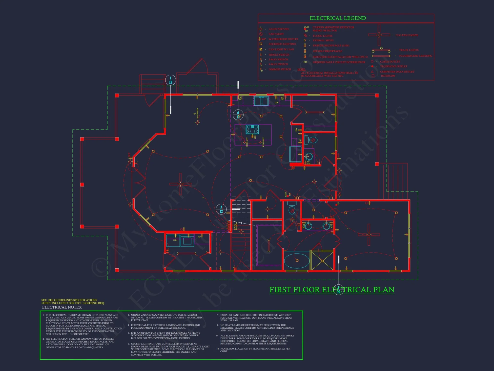 Cottage-Style house Plan with Detached Garage and CAD Designs