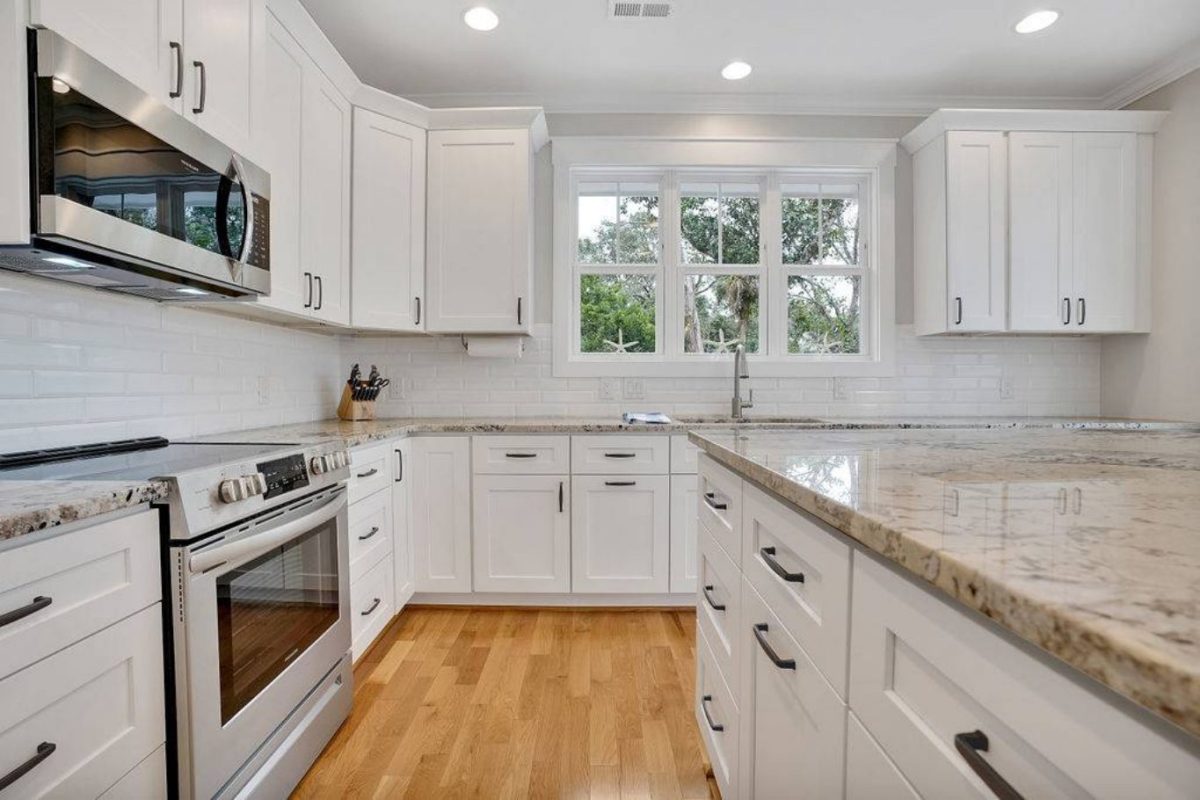 Beach Cottage Floor Plan with Detached Garage and CAD Designs