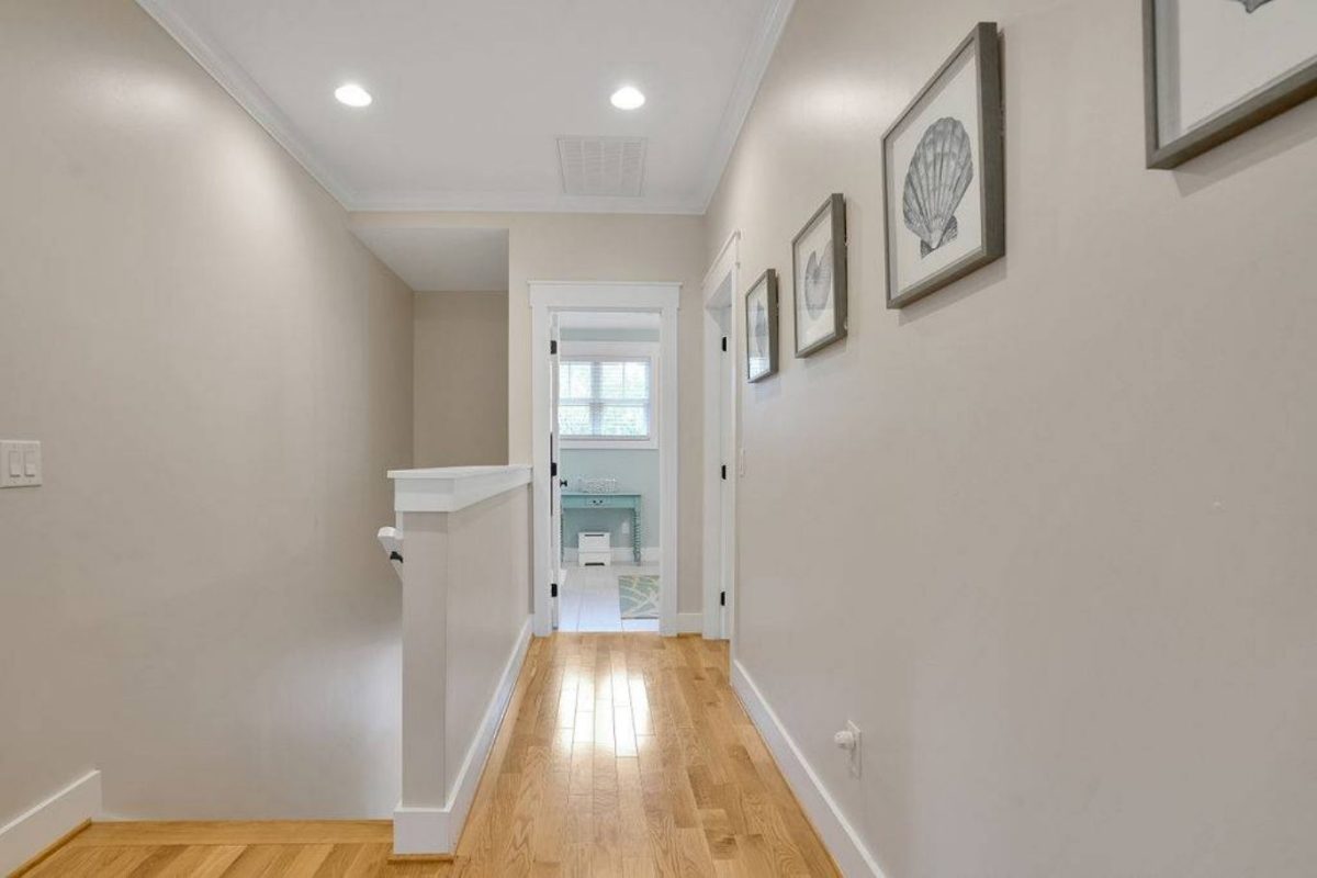 Beach Cottage Floor Plan with Detached Garage and CAD Designs