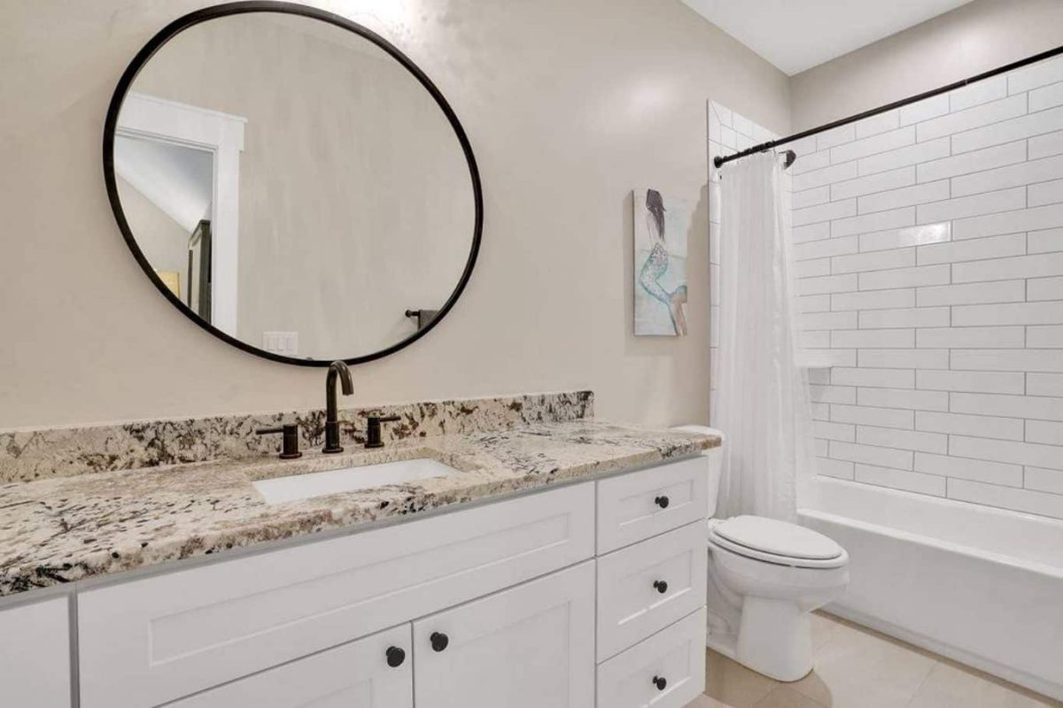 Beach Cottage Floor Plan with Detached Garage and CAD Designs