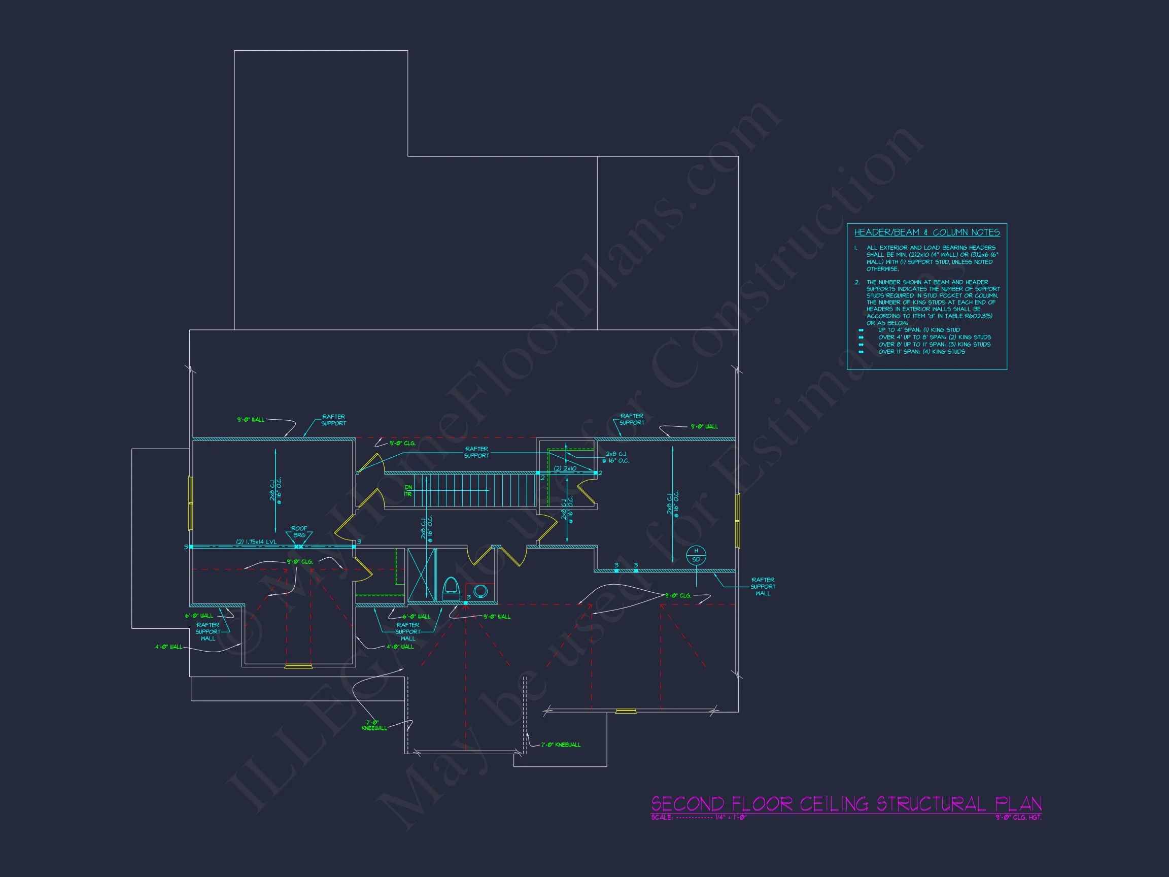 Craftsman house Plan with Spacious Floor Designs and CAD Blueprint
