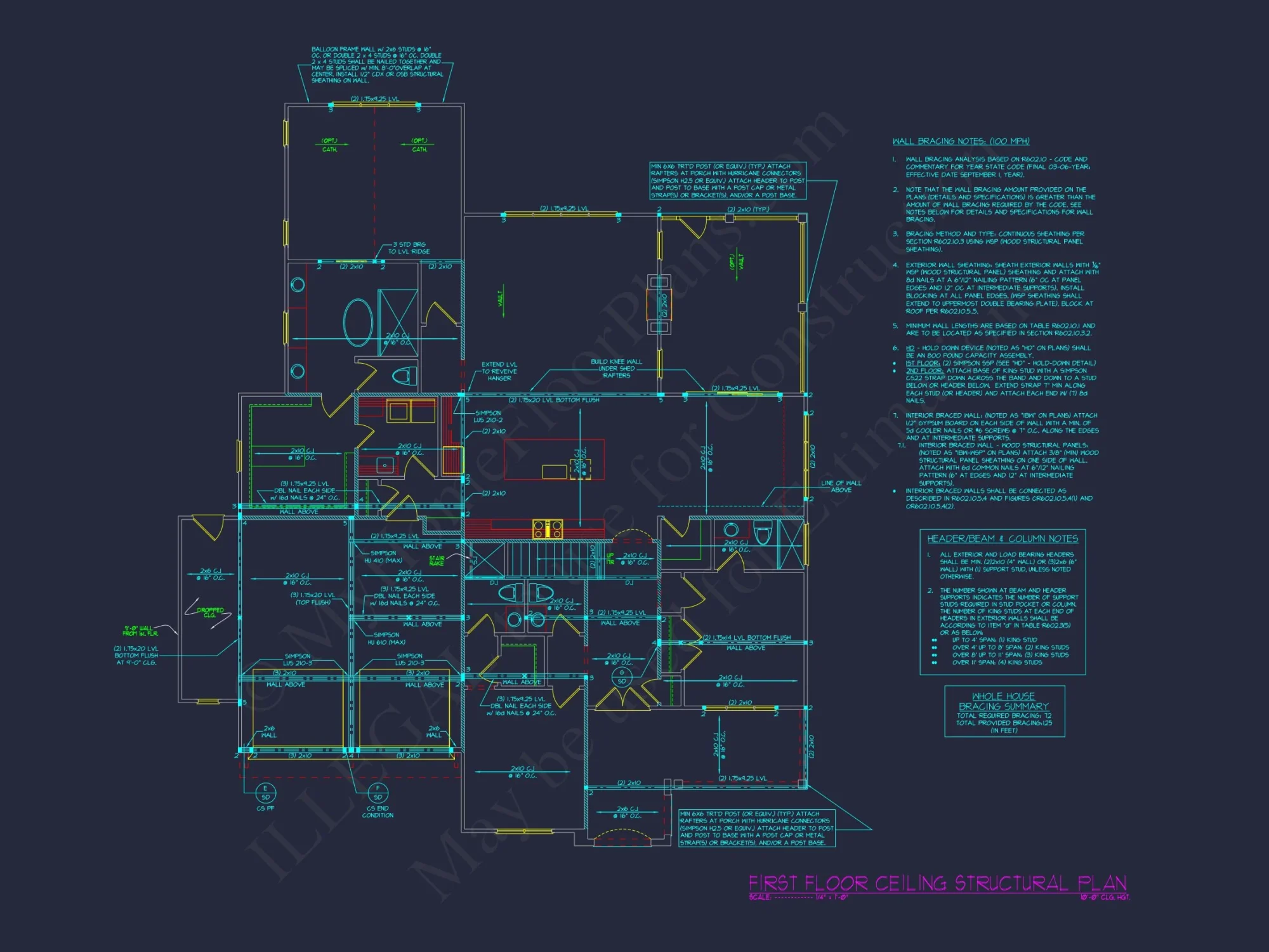 Craftsman house Plan with Spacious Floor Designs and CAD Blueprint