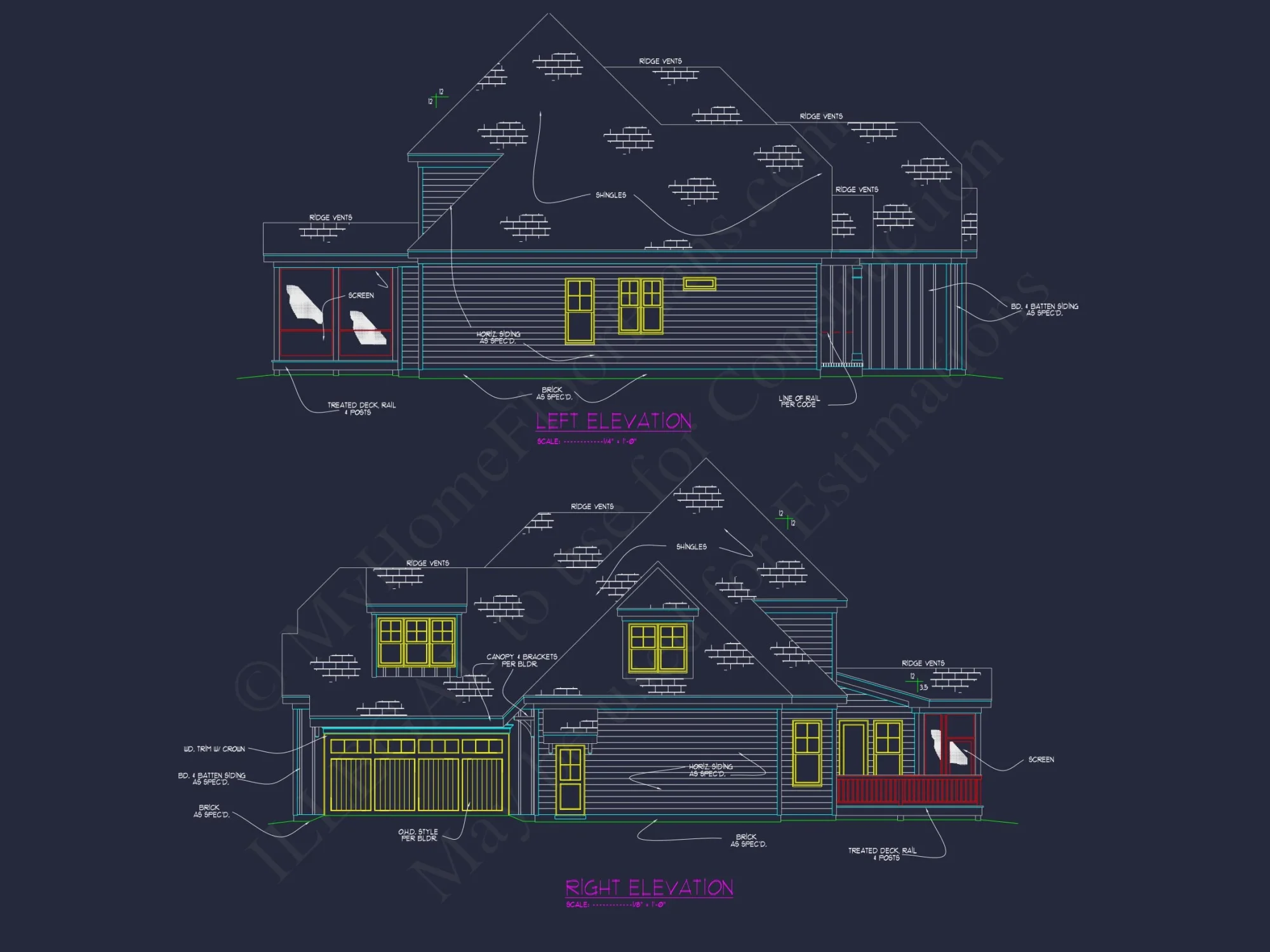 house Design Floor Plan with Blueprint