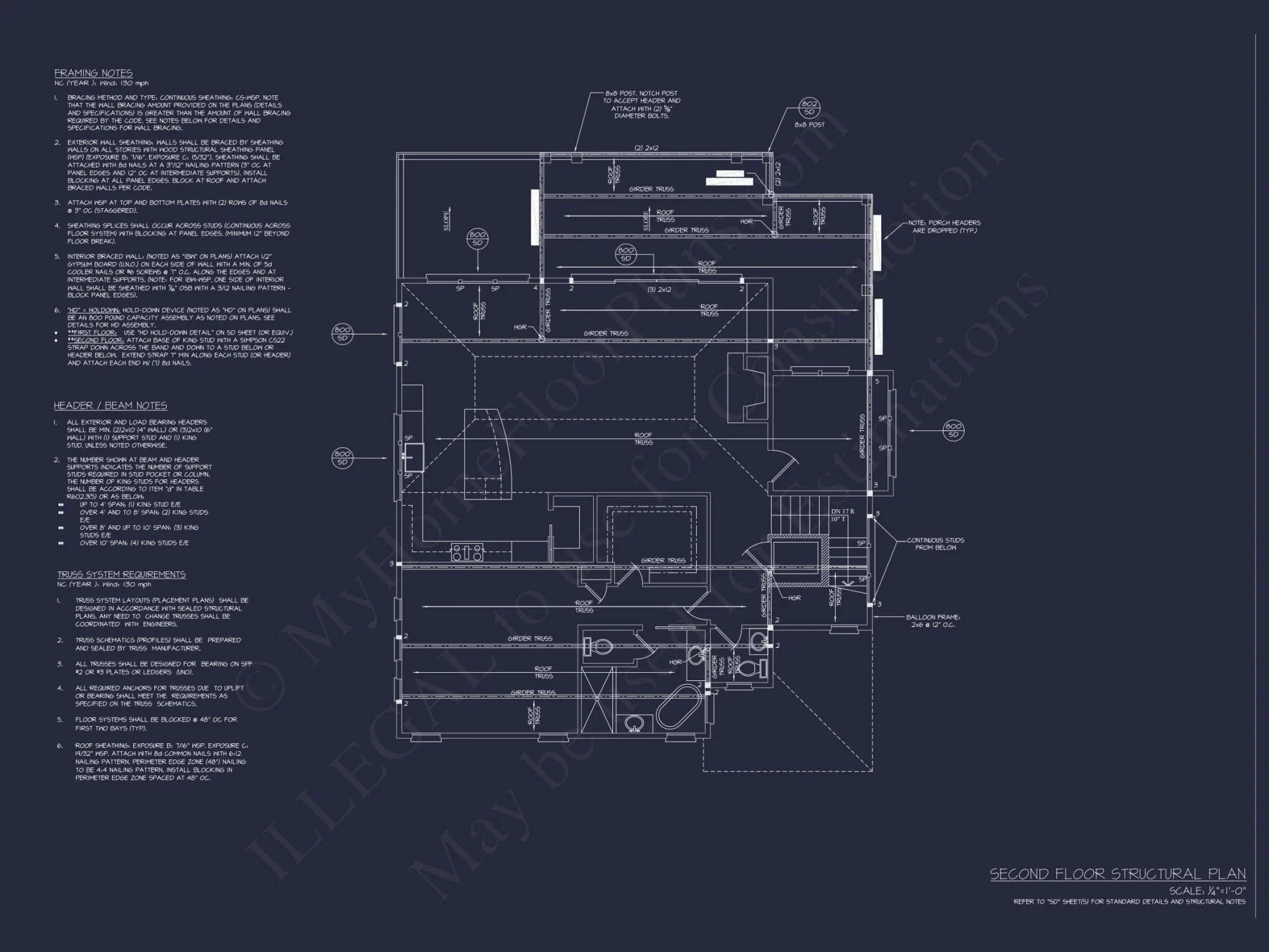 Elegant 2-Story house Plan with CAD Designs & Coastal Blueprint