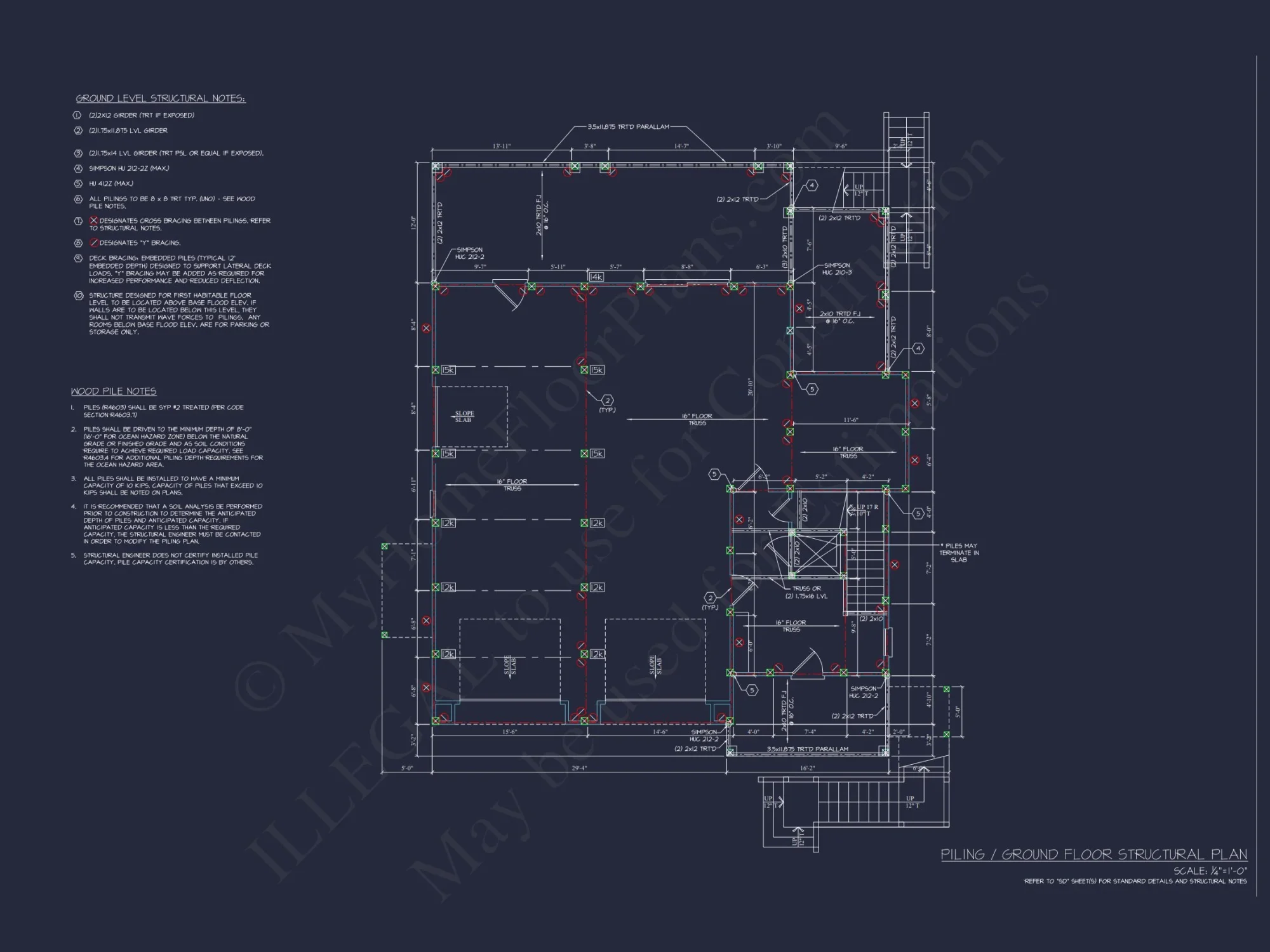 Elegant 2-Story house Plan with CAD Designs & Coastal Blueprint