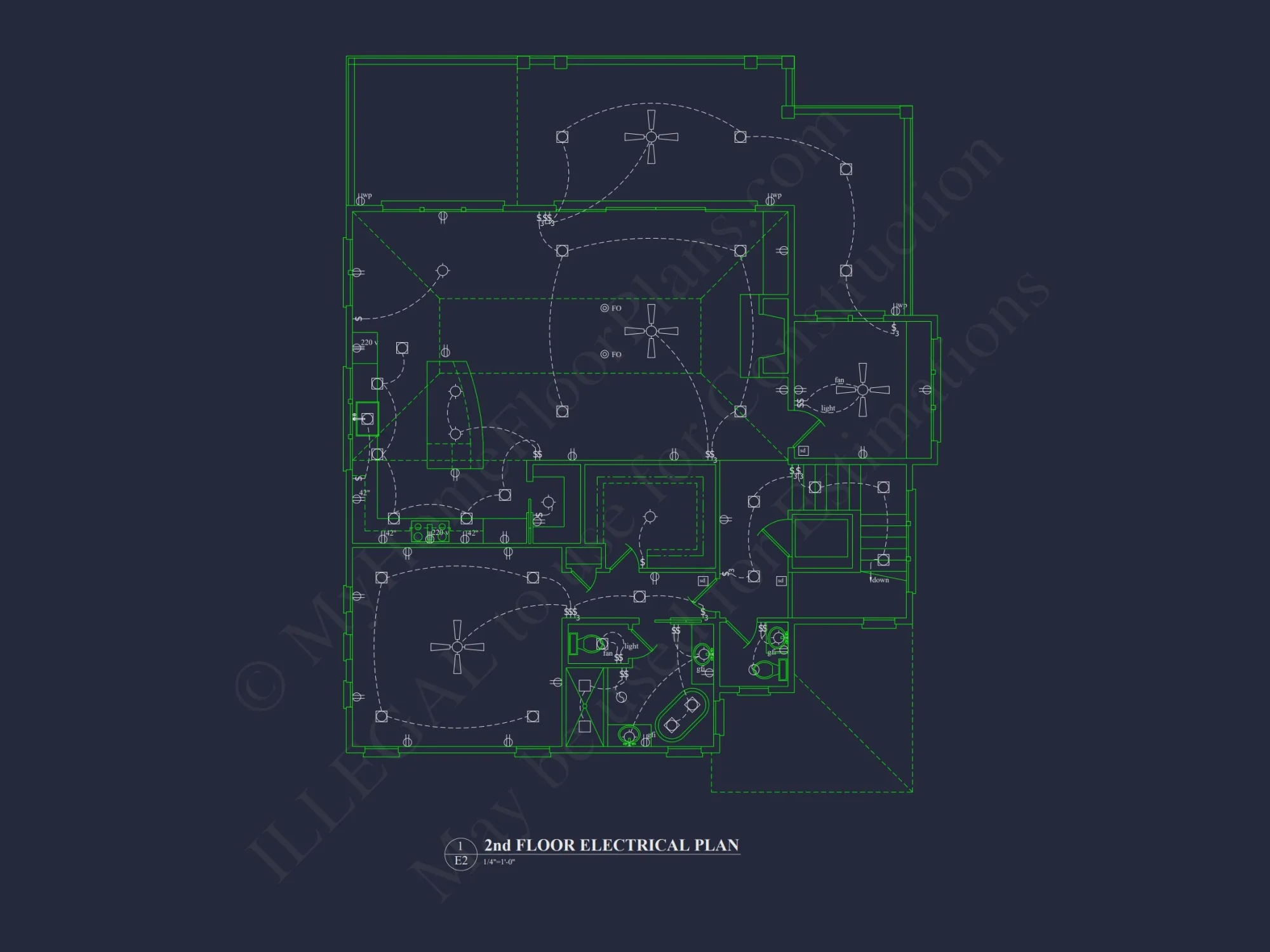 Elegant 2-Story house Plan with CAD Designs & Coastal Blueprint