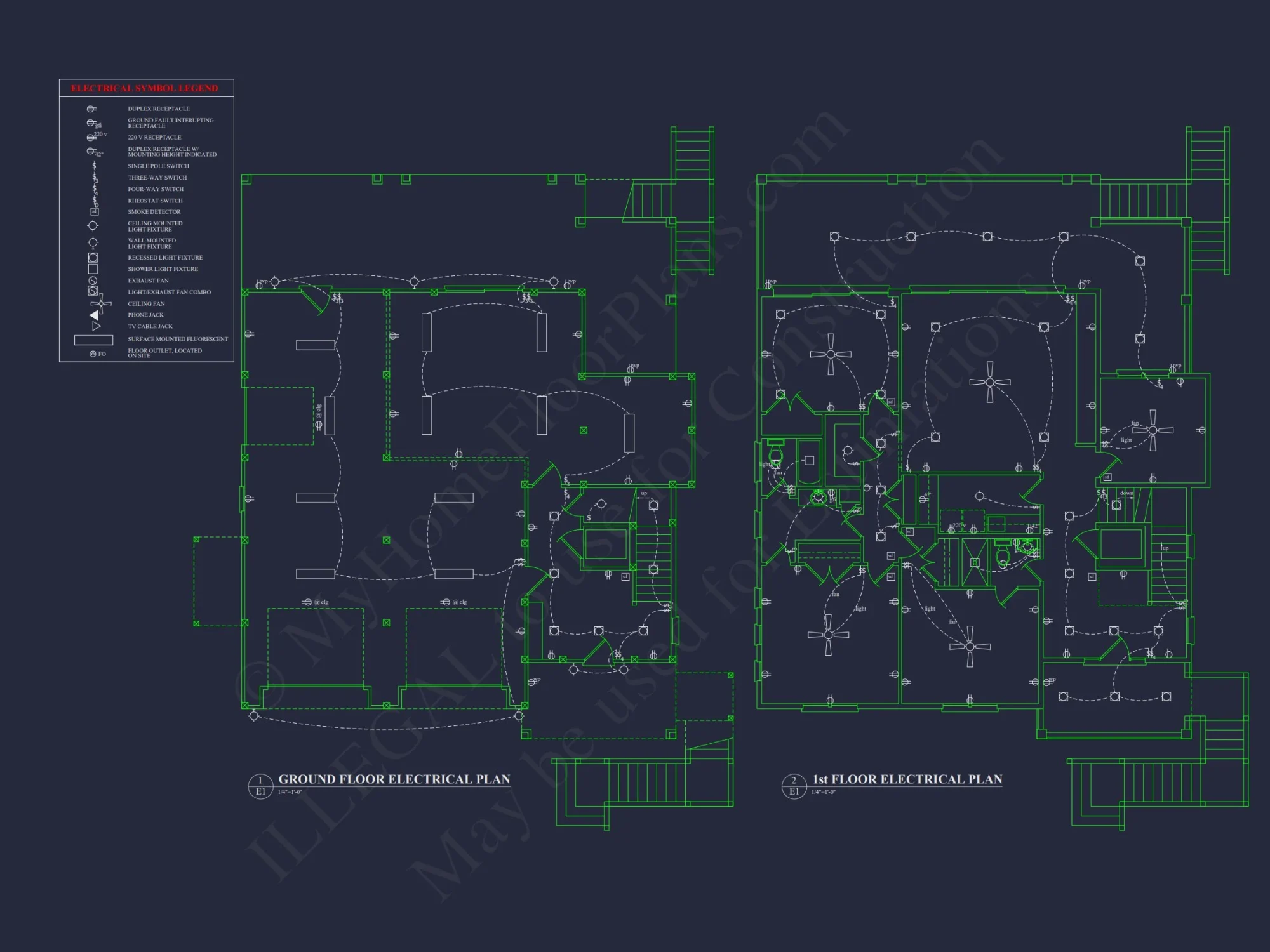 Elegant 2-Story house Plan with CAD Designs & Coastal Blueprint