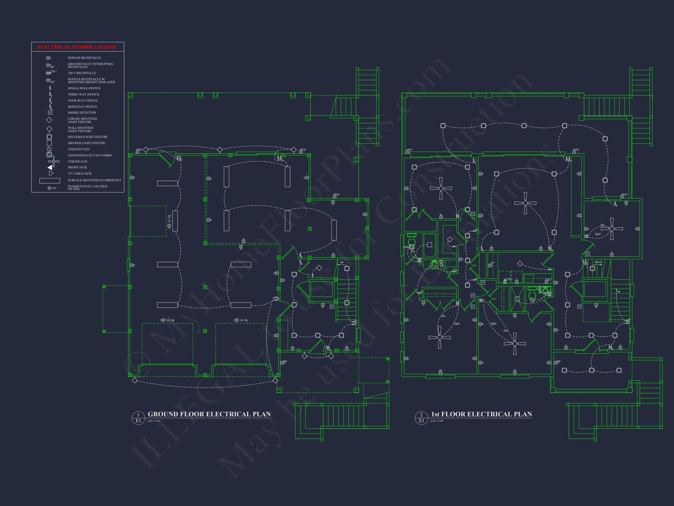 Elegant 2-Story house Plan with CAD Designs & Coastal Blueprint