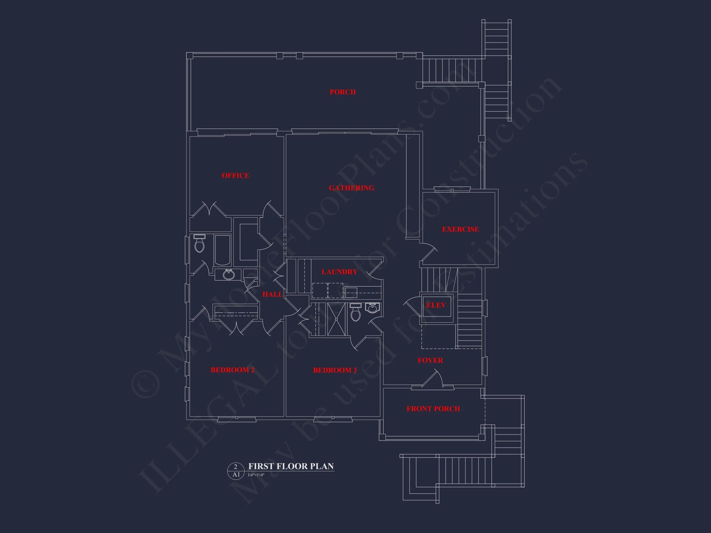 Elegant 2-Story house Plan with CAD Designs & Coastal Blueprint