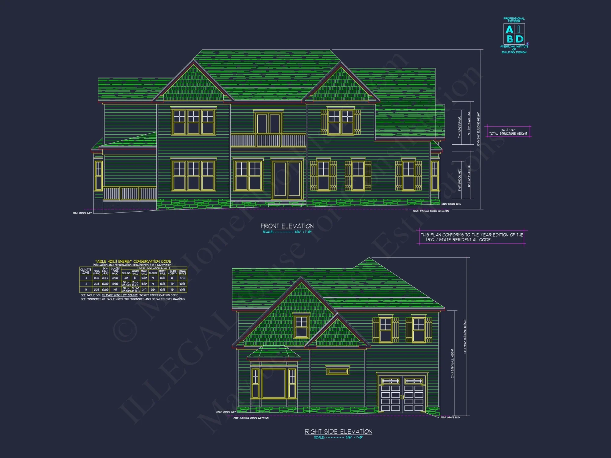 Stunning house Floor Plan – 5 Bedrooms, 2 Floors, CAD Designs