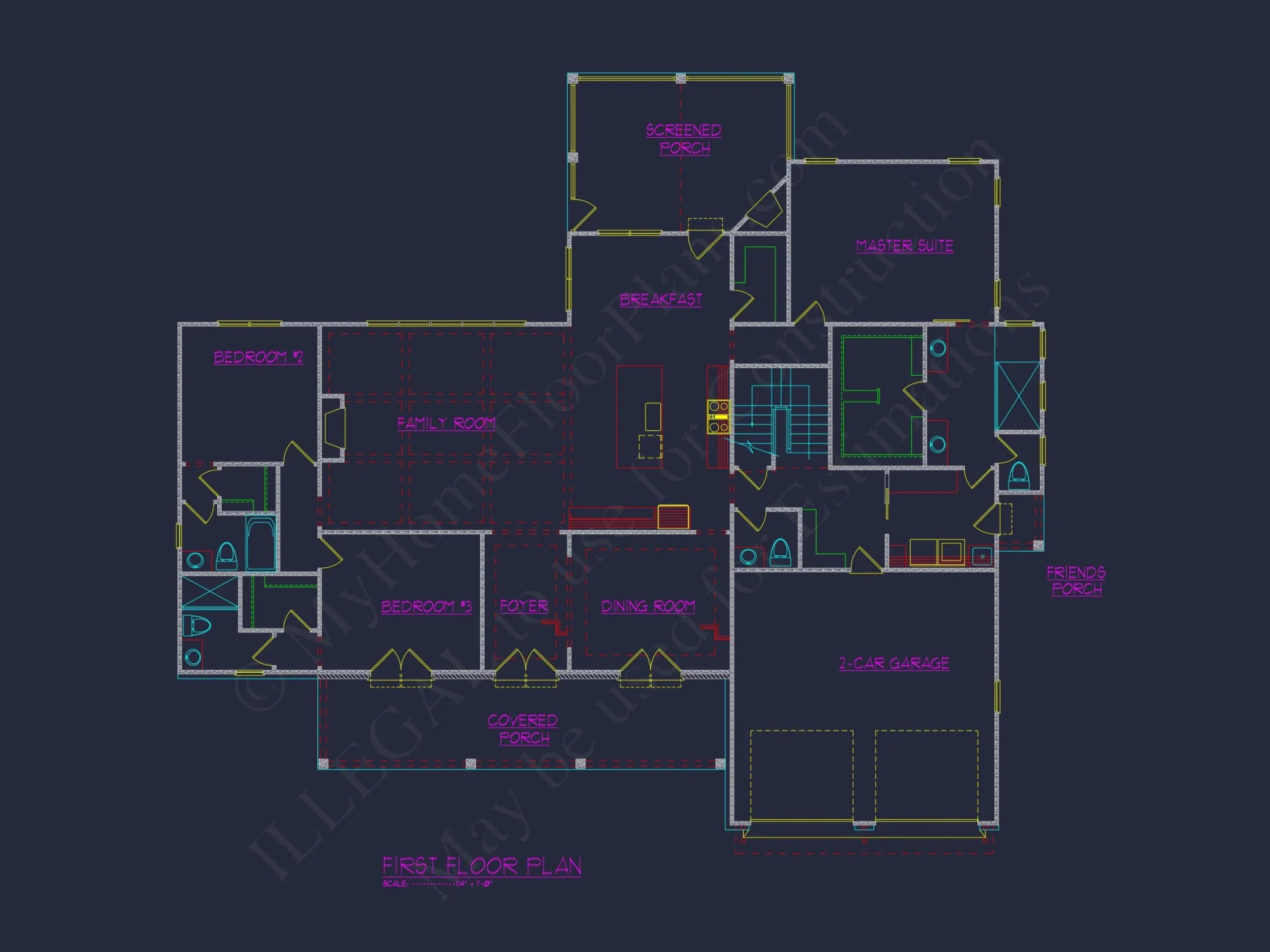 Stunning house Plan with 5 Beds and Spacious Floor Designs